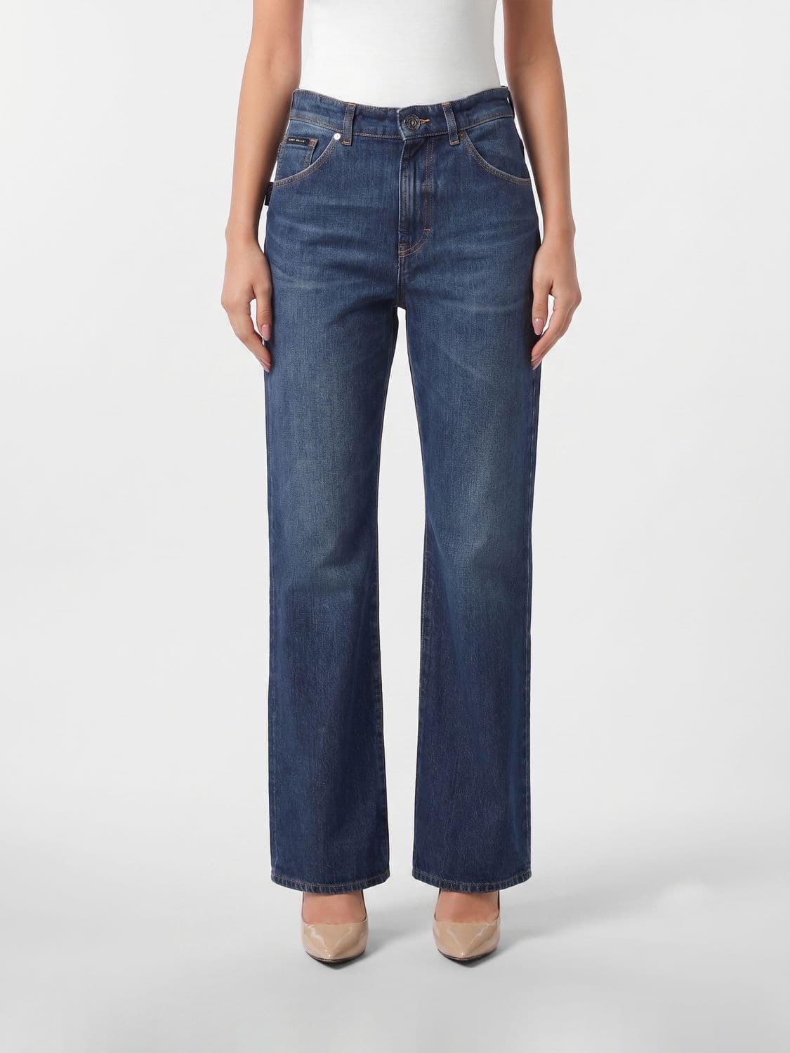 Philipp Plein Jeans Woman color Blue