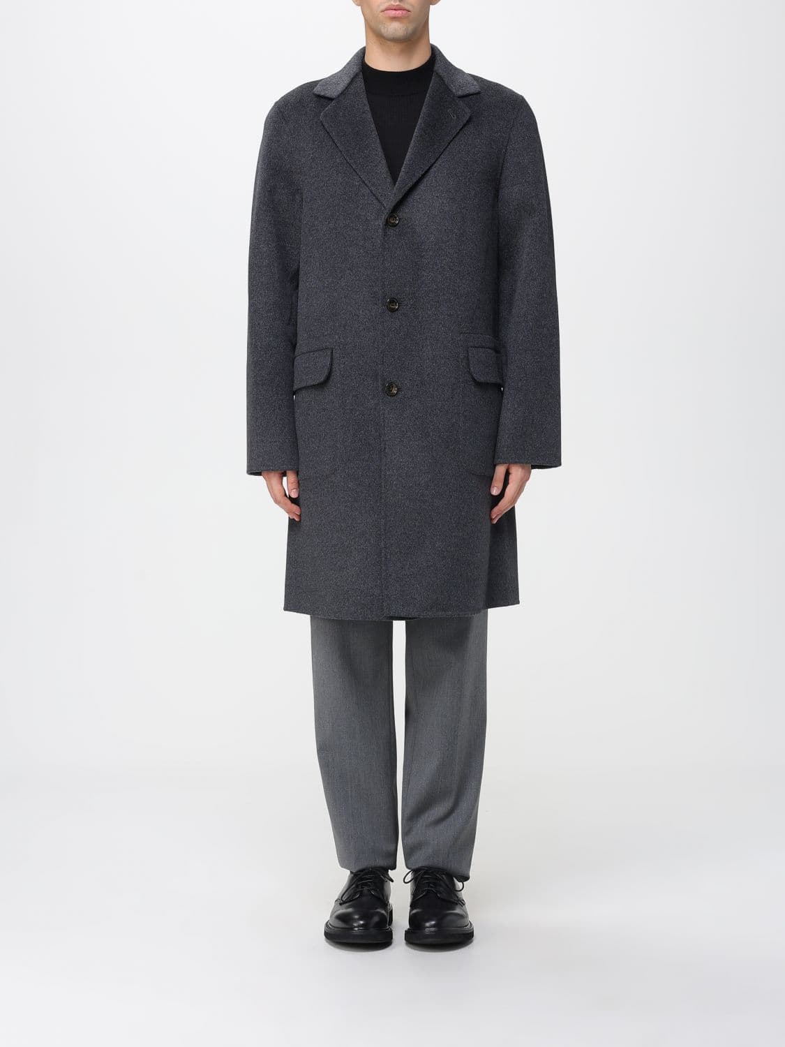 Aspesi Coat Men color Black
