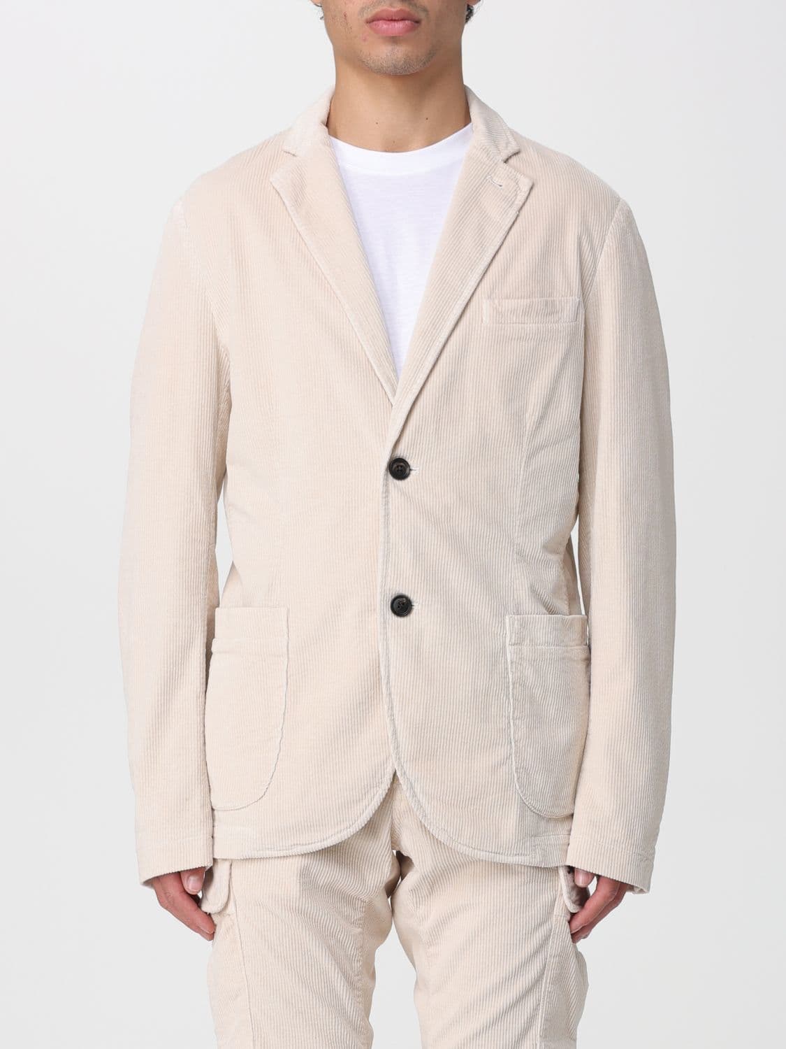Mason's Jacket Men color Yellow Cream
