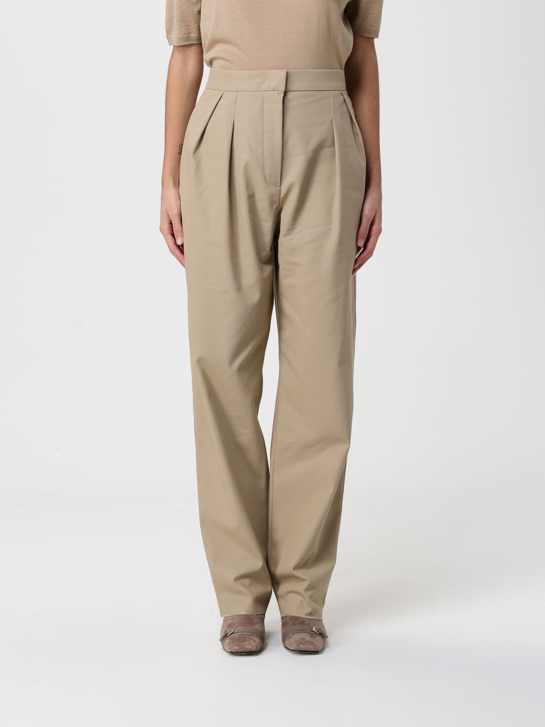 Max Mara Pants Woman color Grey
