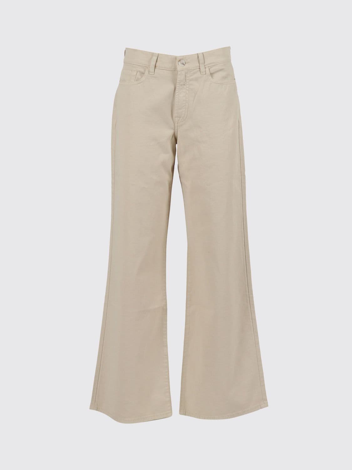 7 For All Mankind Jeans Woman color Beige