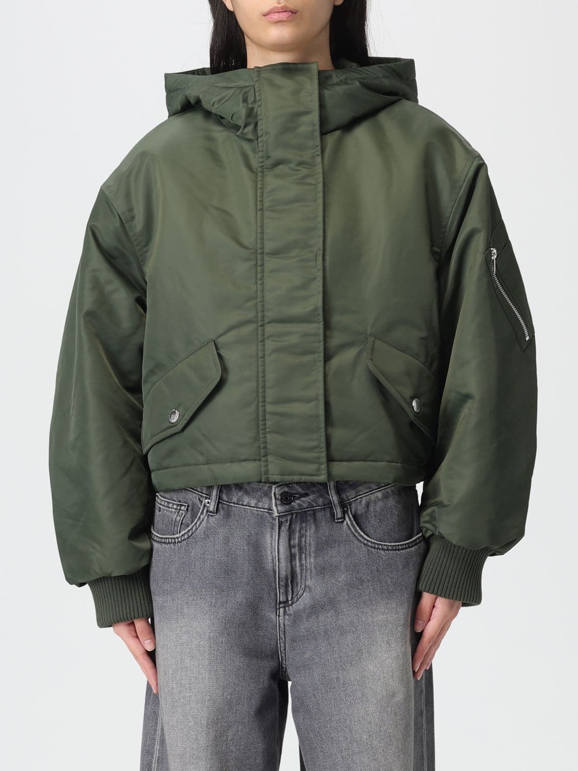 Stand Studio Jacket Woman color Green