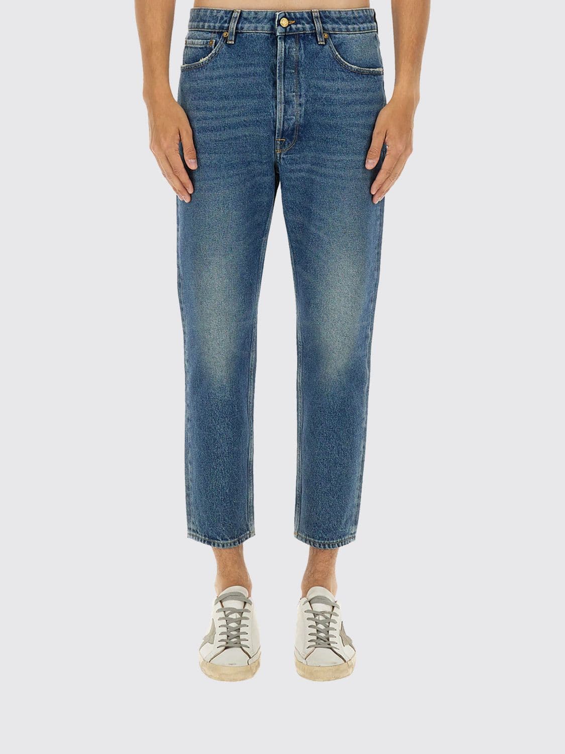 Golden Goose Jeans Men color Denim