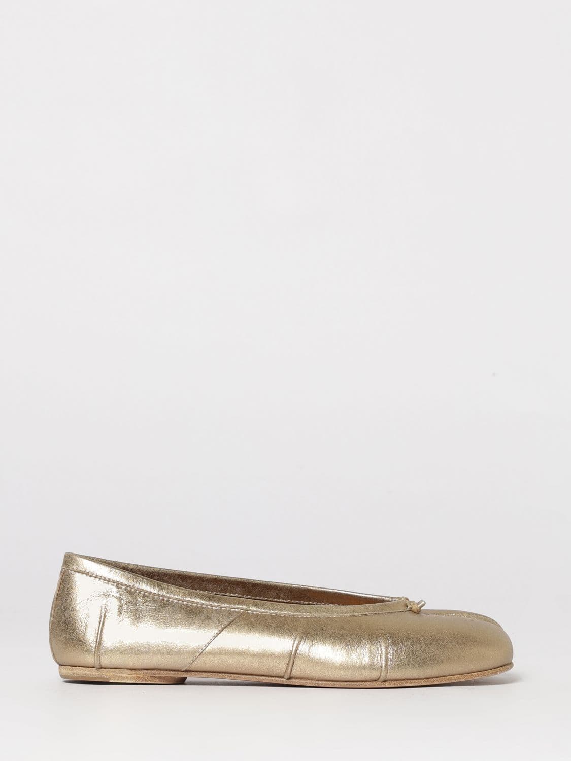 Maison Margiela Ballet Flat Woman color Gold