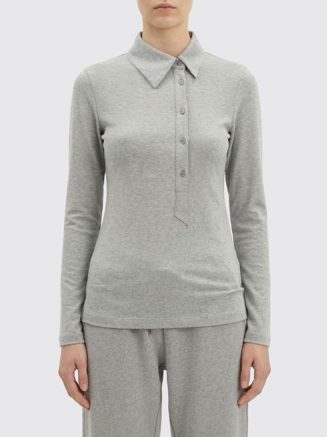 The Attico Polo Shirt Woman color Grey