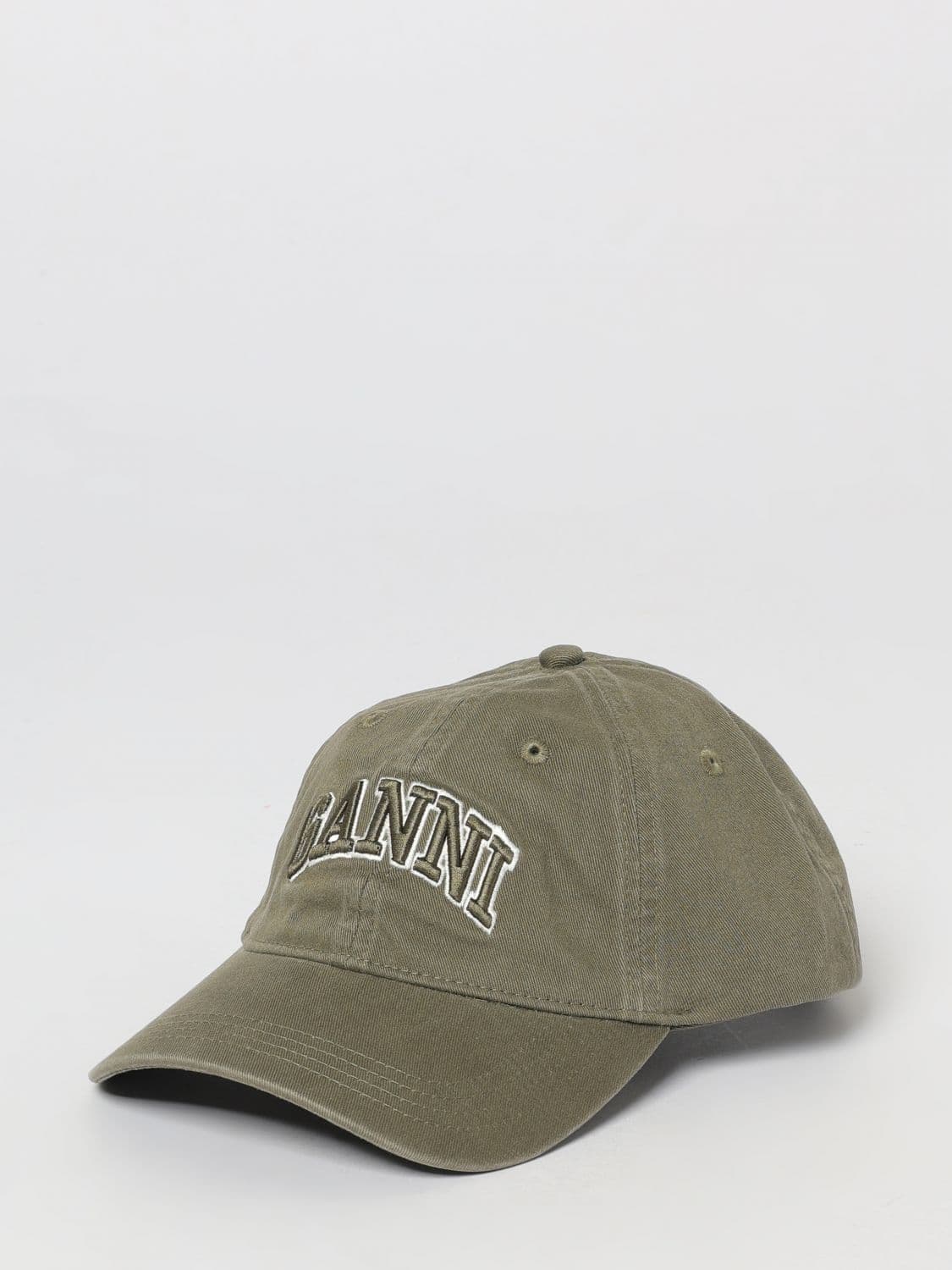 Ganni Hat Woman color Green