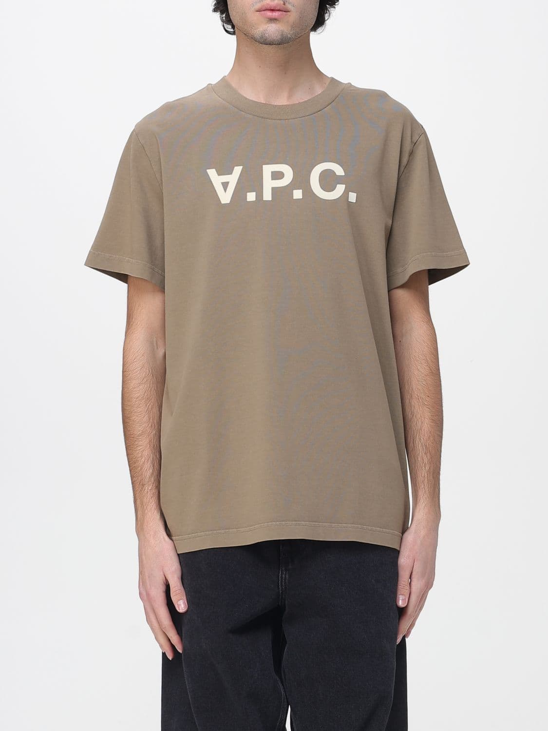 A.p.c. A. P.C. T-Shirt Men color Kaki