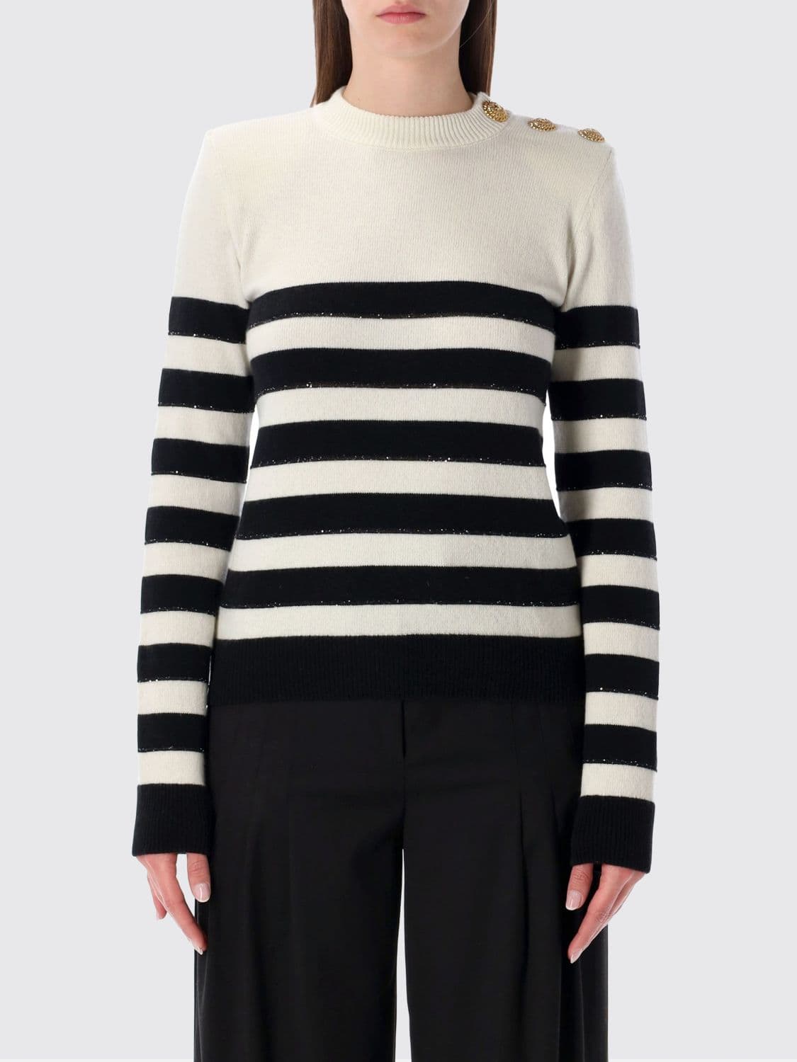 Balmain Sweater Woman color Beige