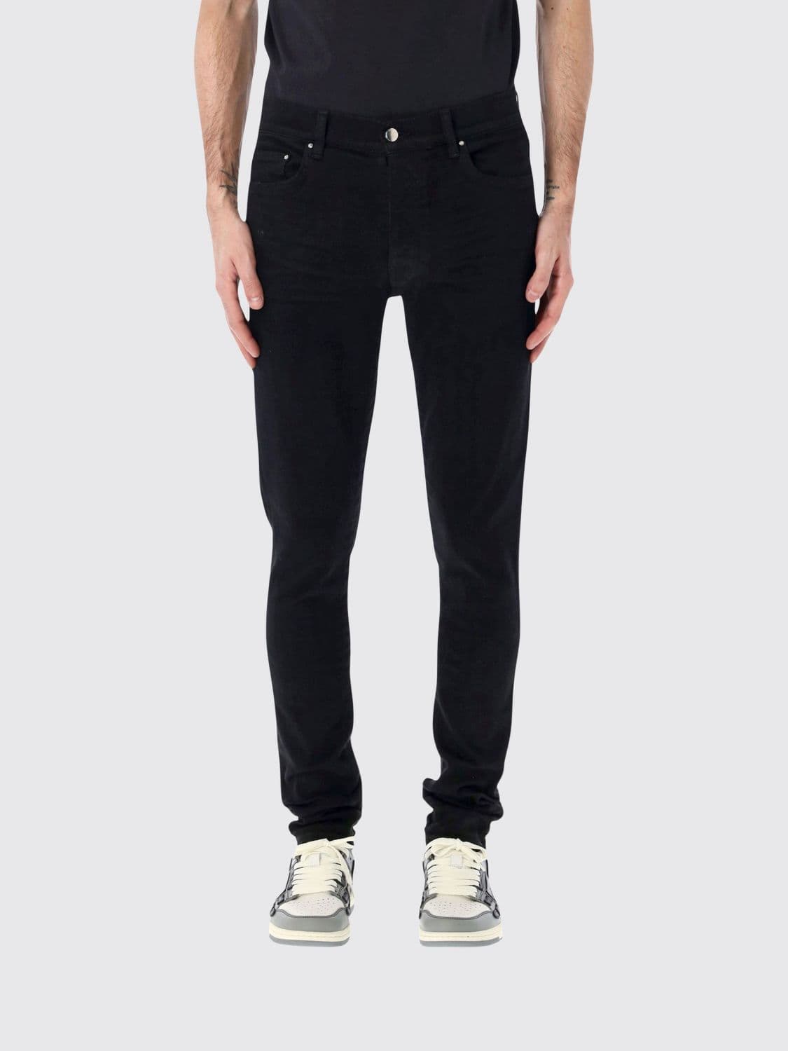 Amiri Jeans Men color Black