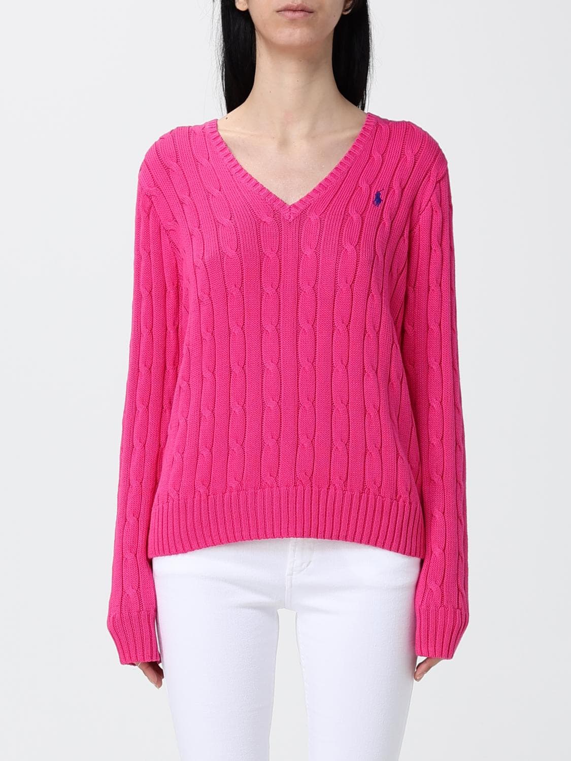 Polo Ralph Lauren Sweater Woman color Orange