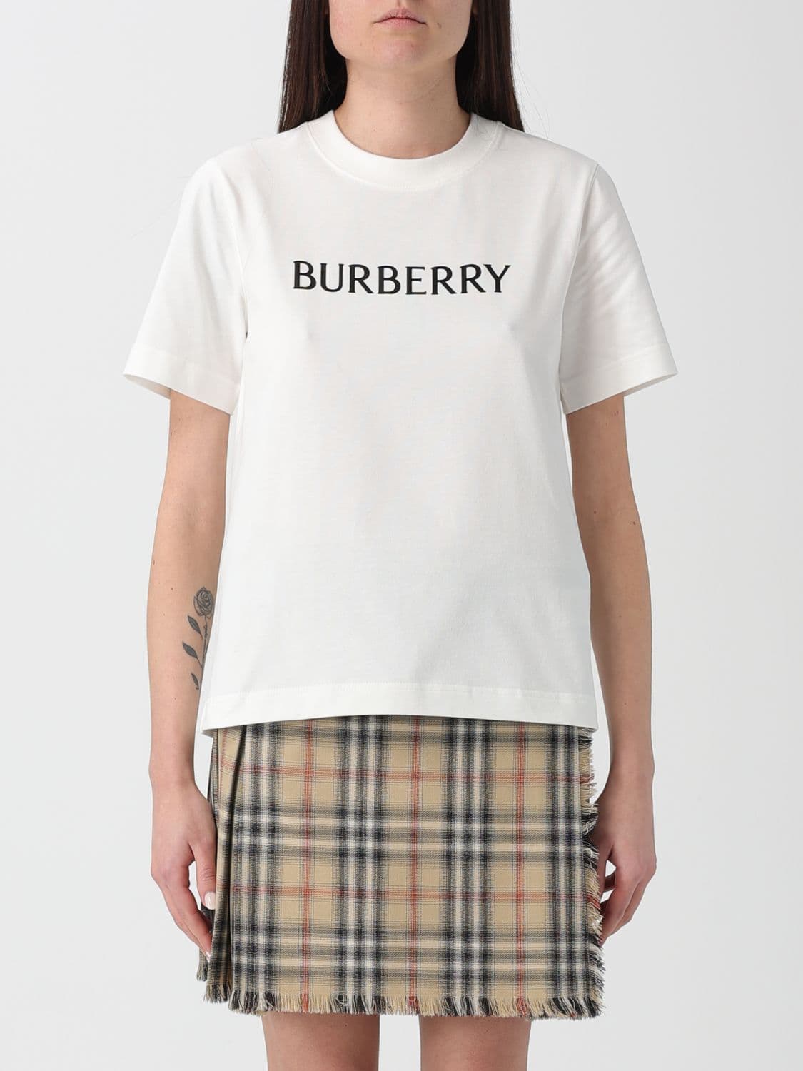 Burberry T-Shirt Woman color White