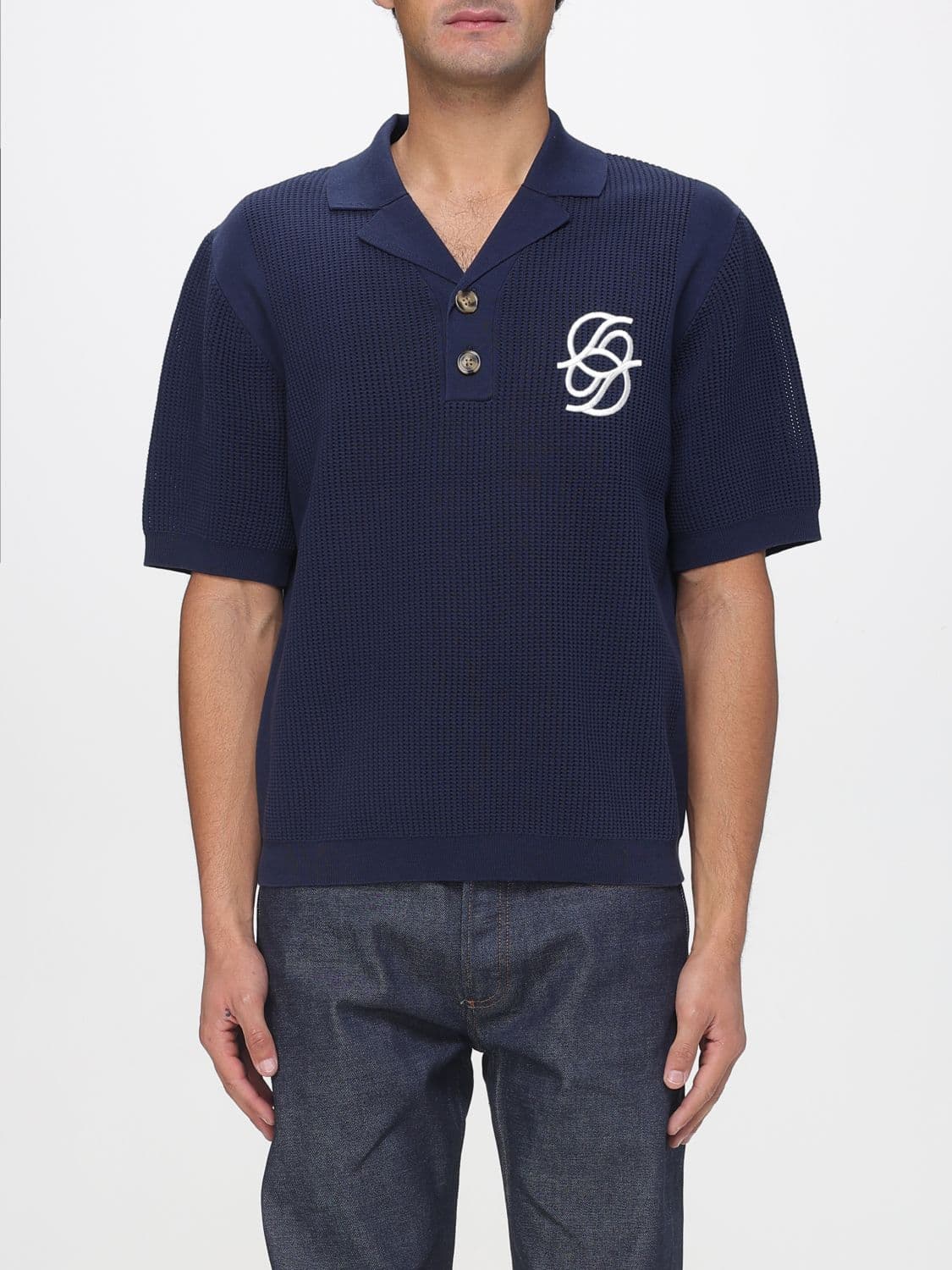 Drôle De Monsieur Polo Shirt Men color Navy