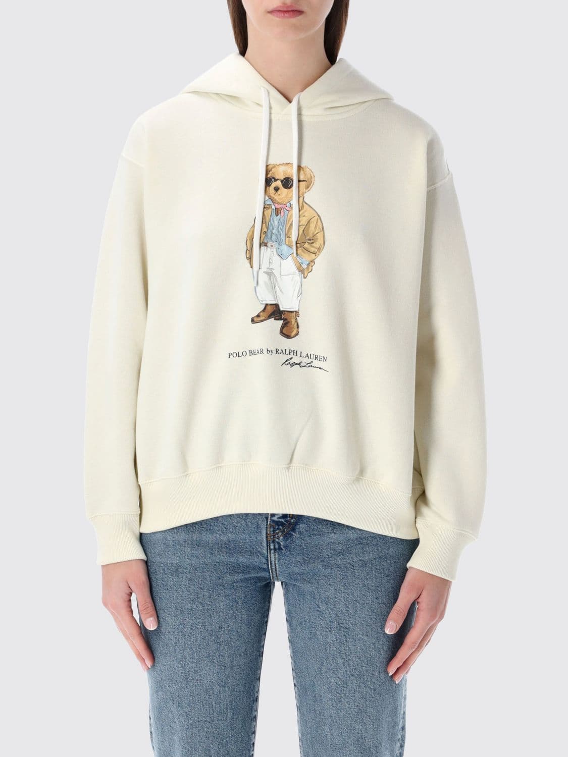 Polo Ralph Lauren Sweatshirt Woman color Yellow Cream