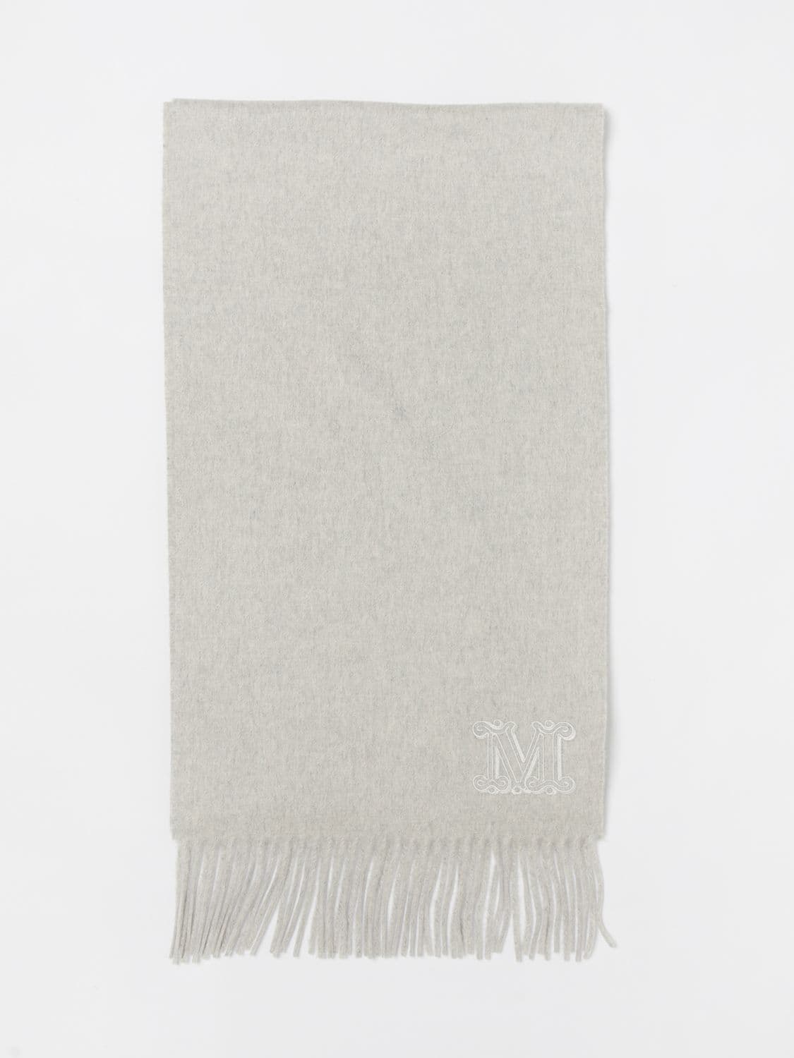Max Mara Scarf Woman color Grey · OS