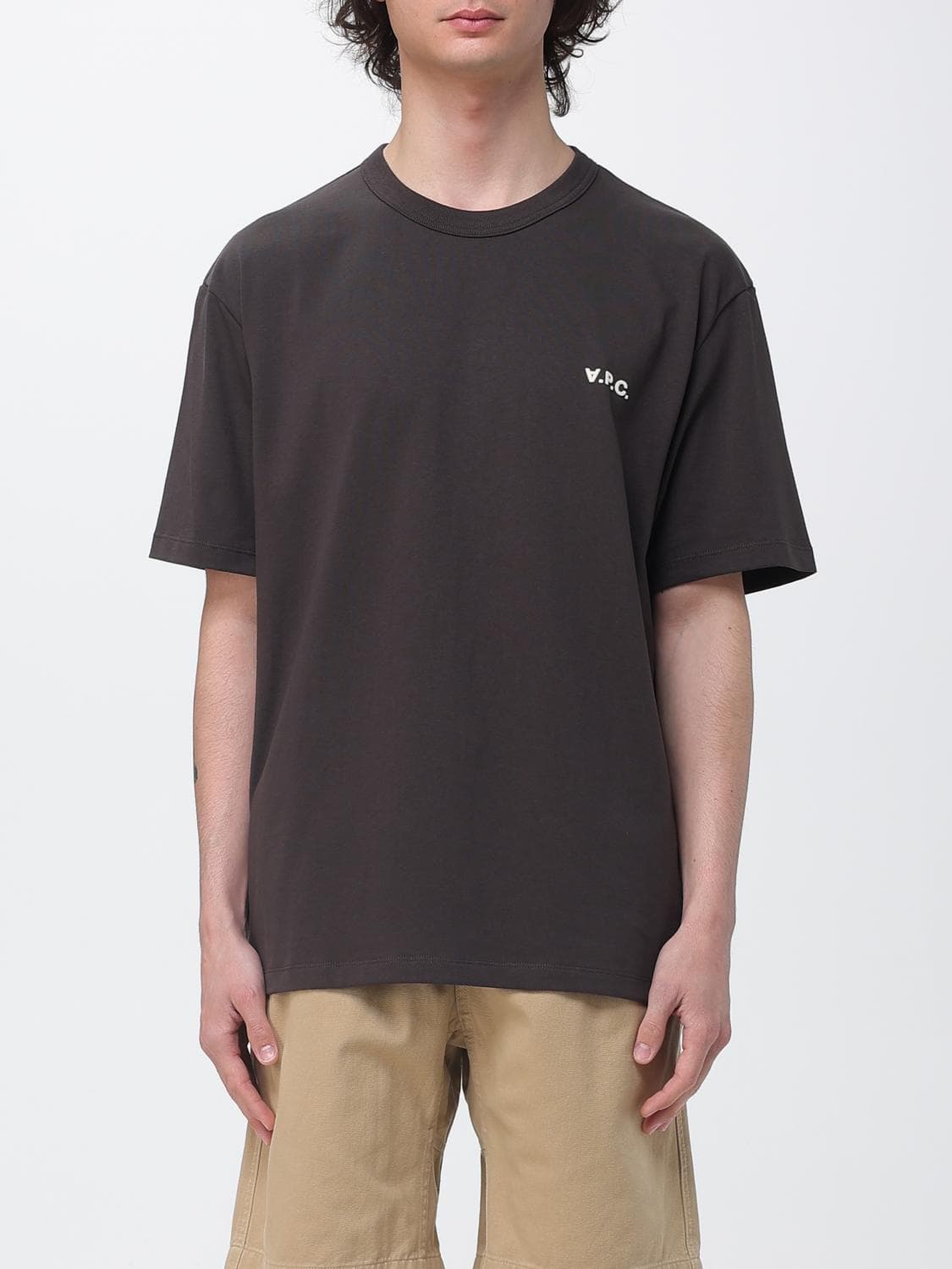 A.p.c. A. P.C. T-Shirt Men color Brown