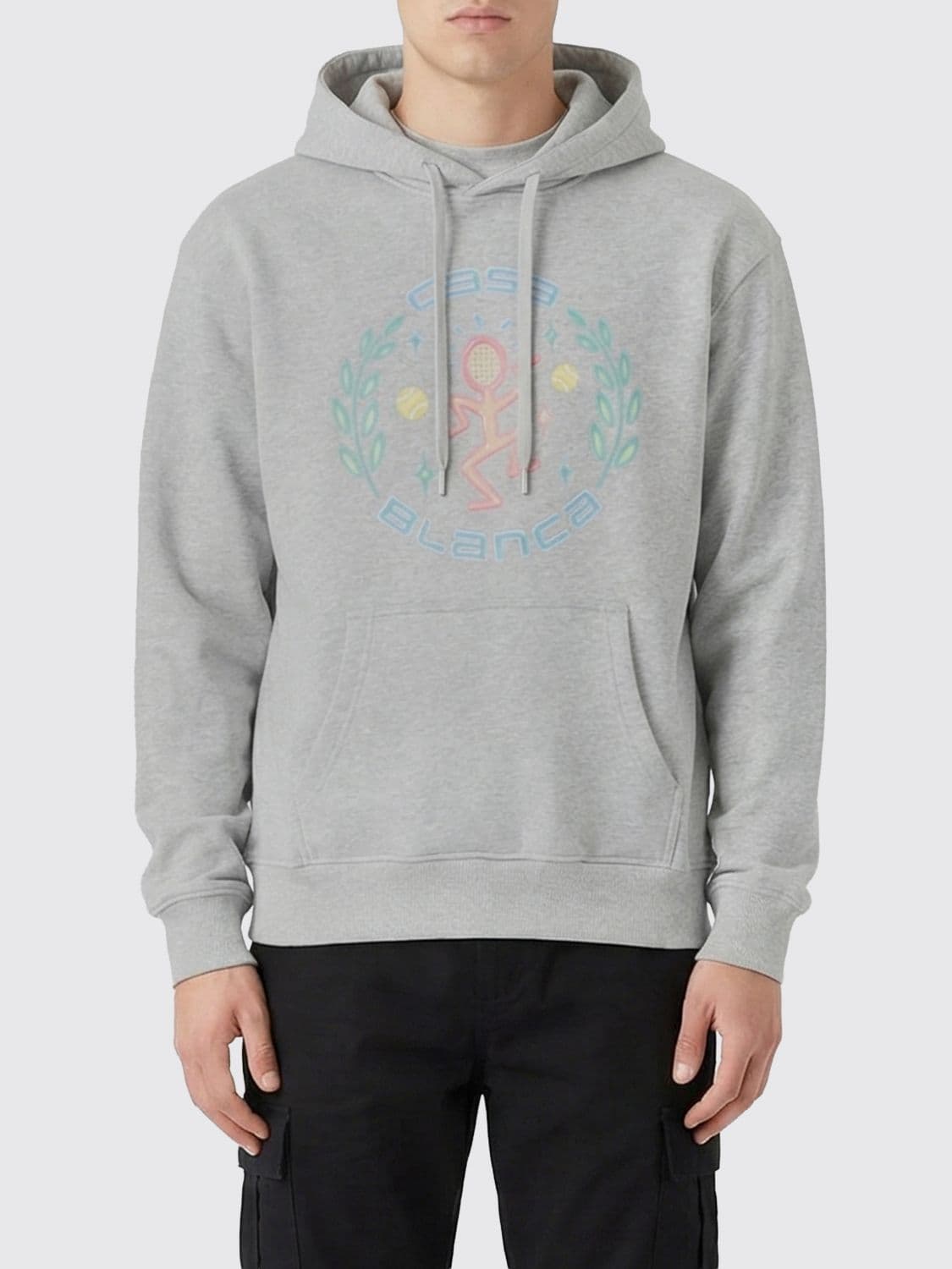 Casablanca Sweatshirt Men color Grey