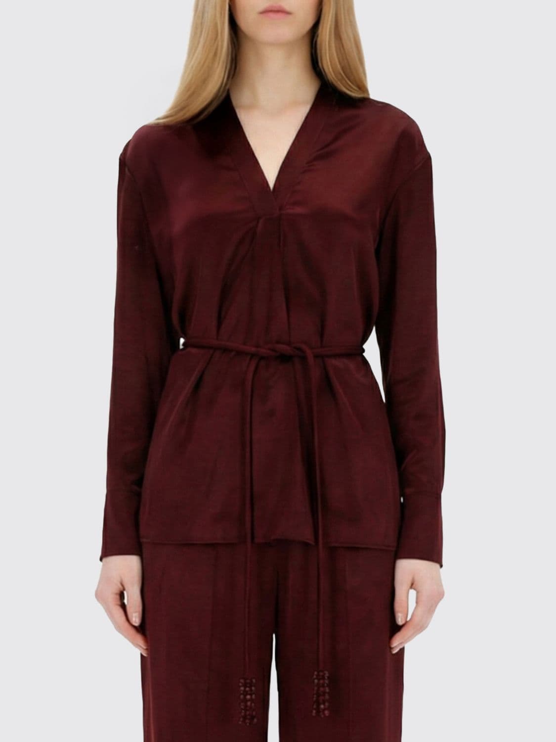Tory Burch Top Woman color Burgundy