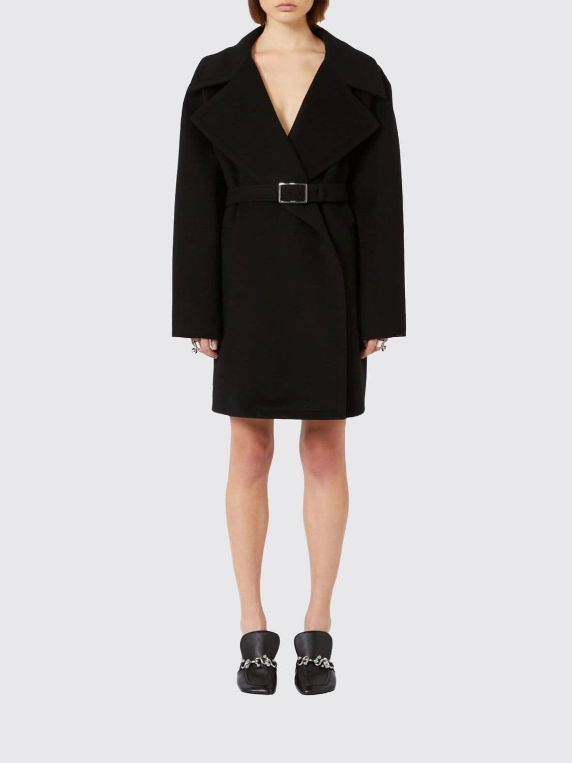 Sportmax Coat Woman color Black