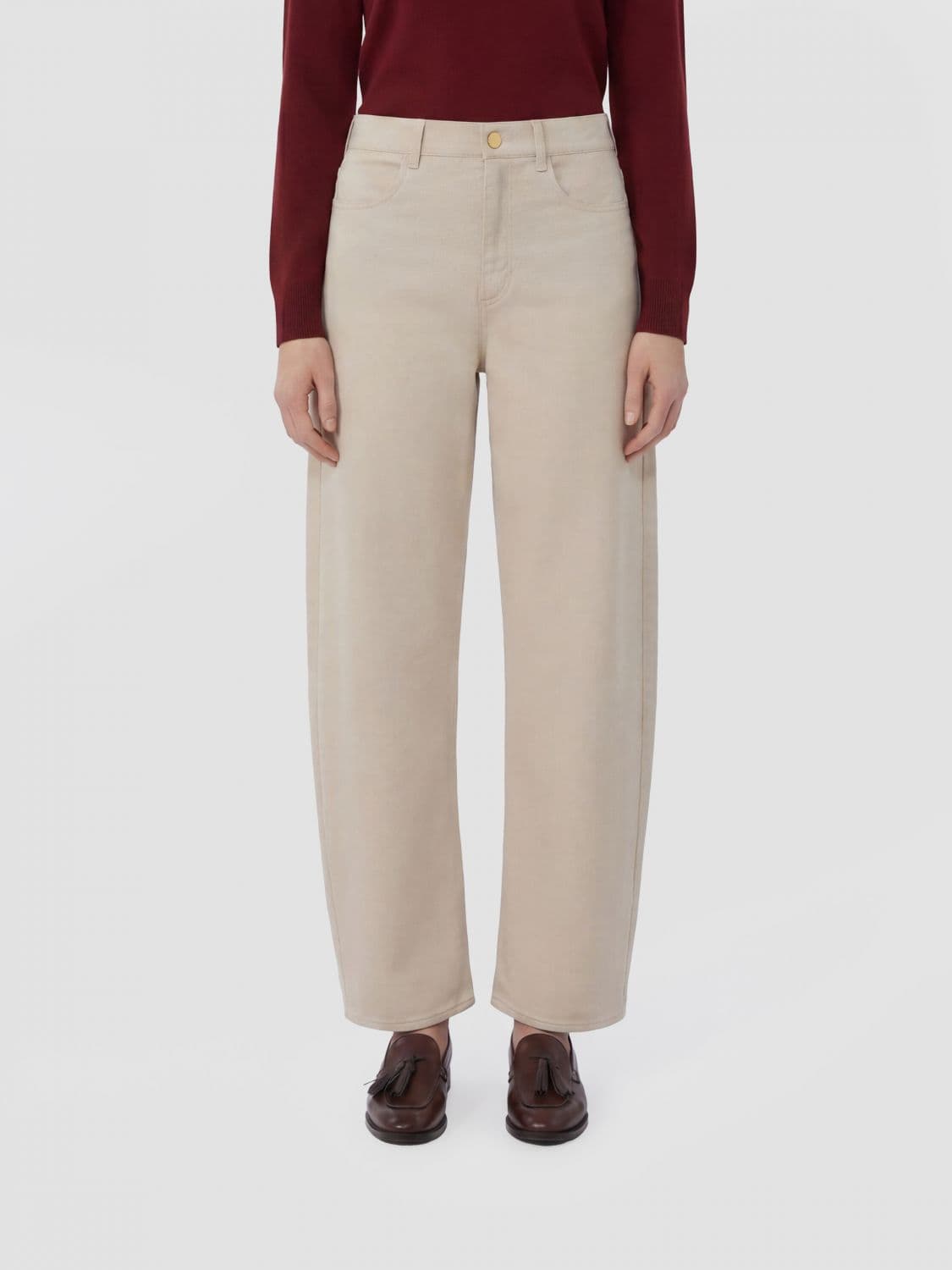 's Max Mara Jeans Woman color Beige