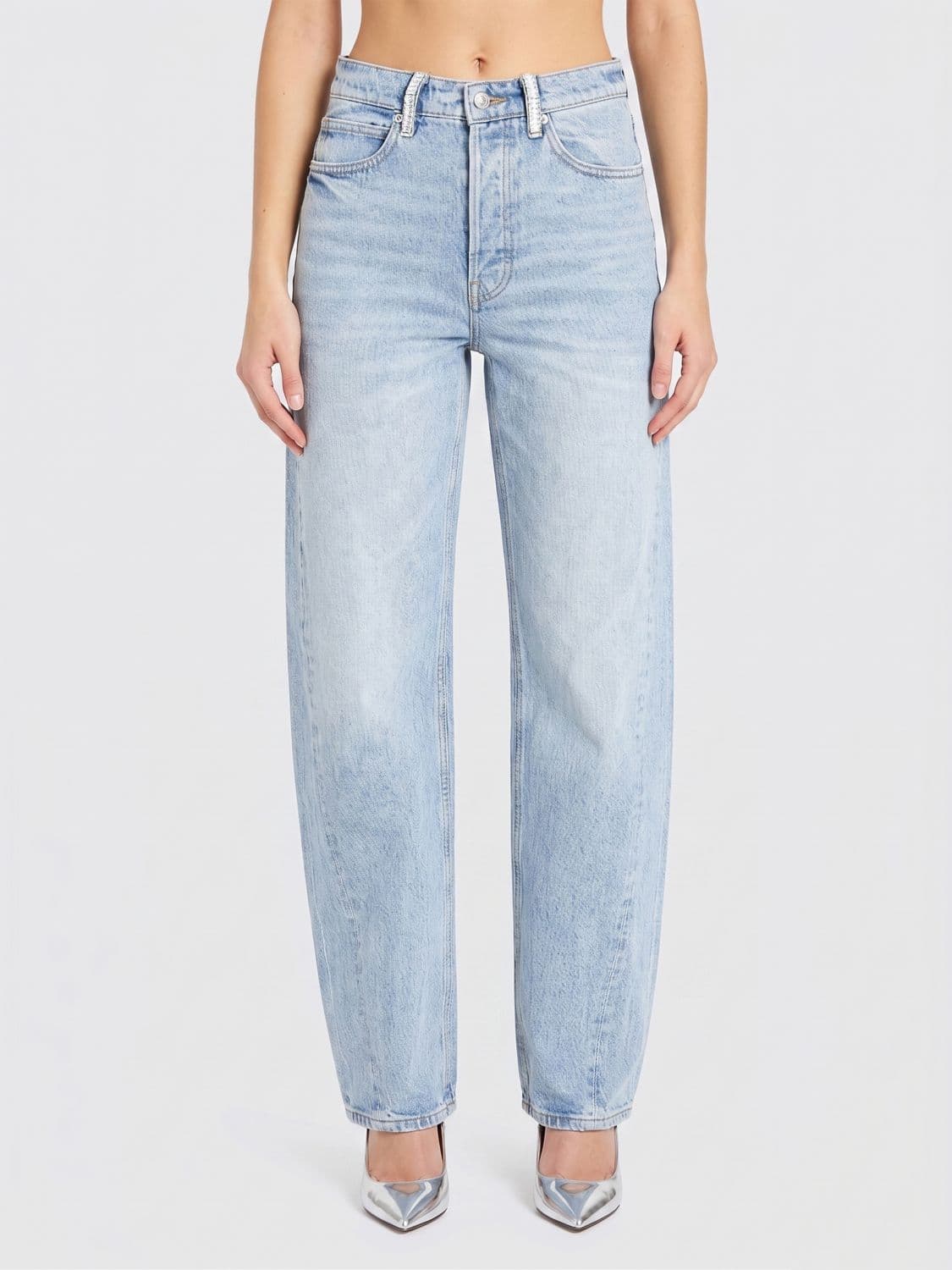 Alexander Wang Jeans Woman color Stone Washed