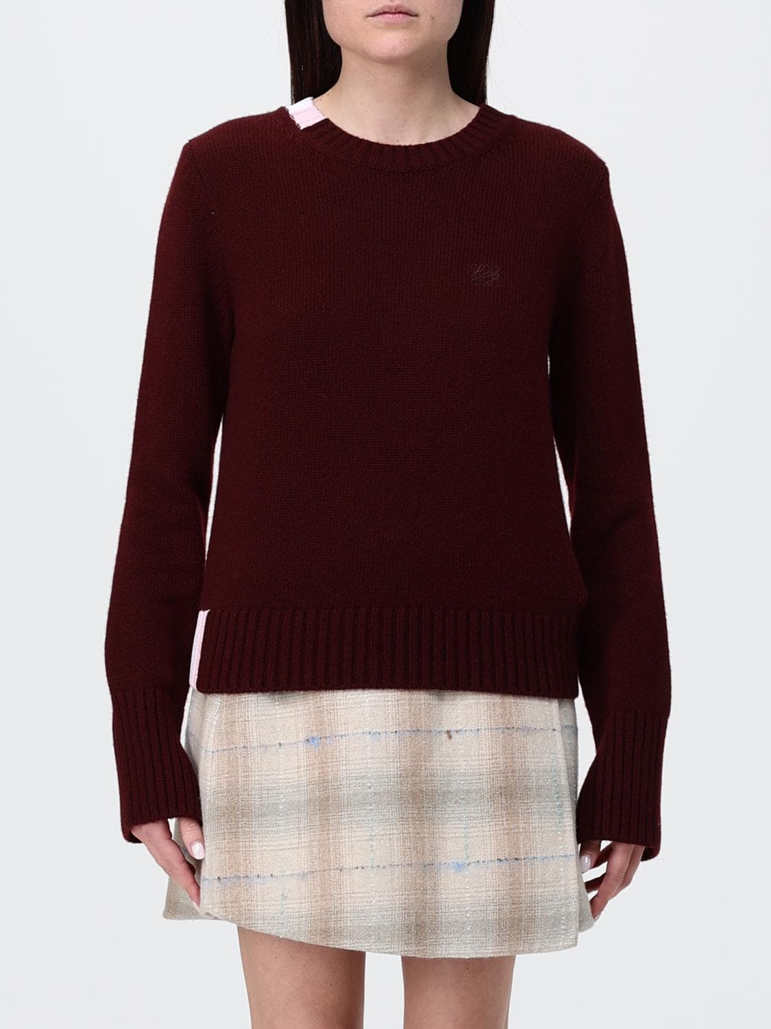 Loewe Sweater Woman color Burgundy · S