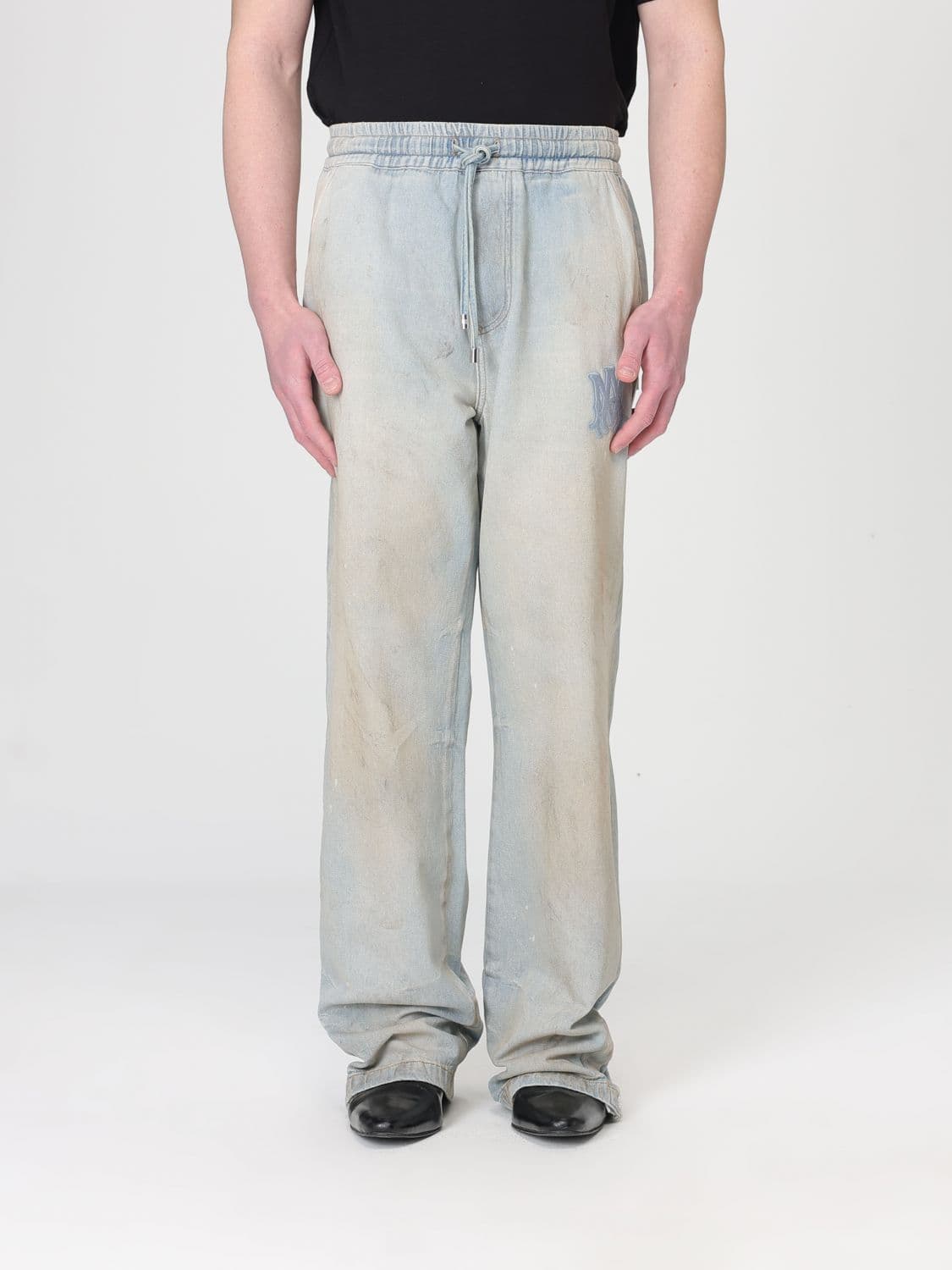Amiri Jeans Men color Denim
