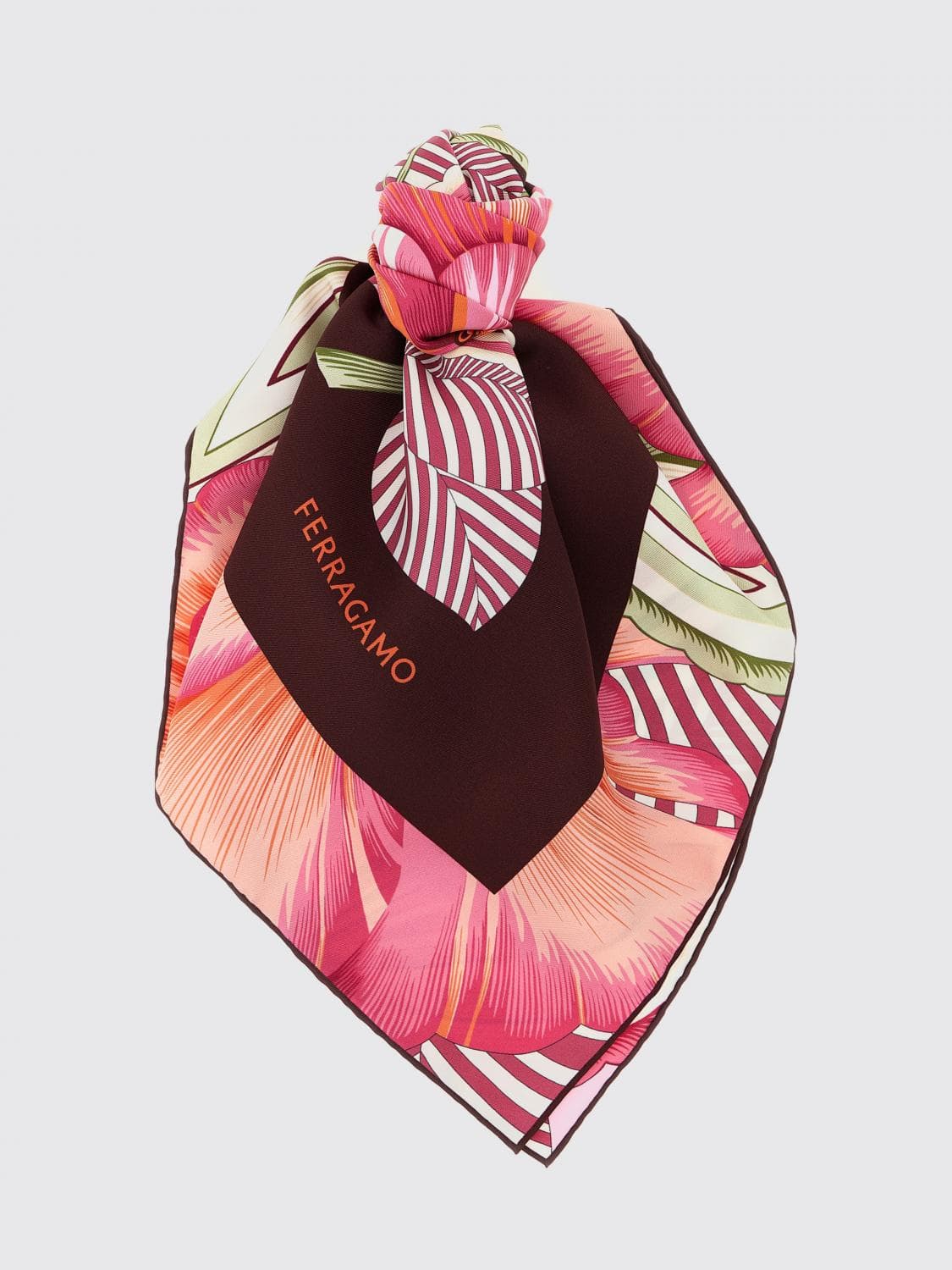 Ferragamo Neck Scarf Woman color Multicolor · OS