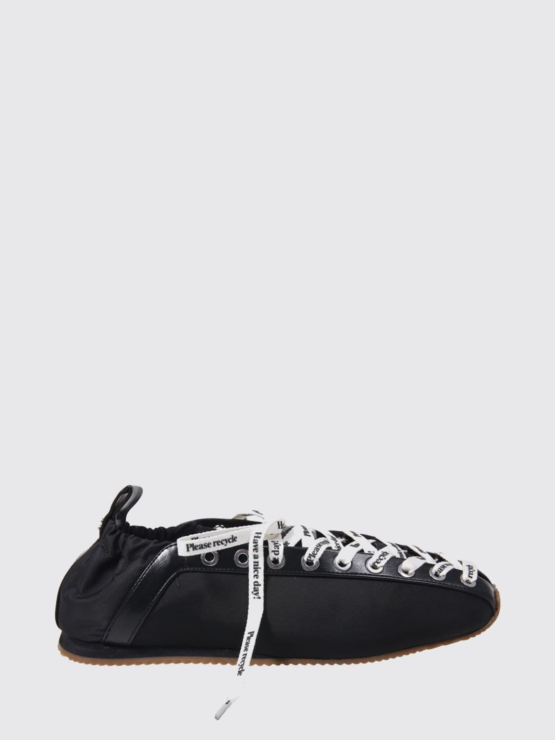 Ganni Ballet Flat Woman color Black