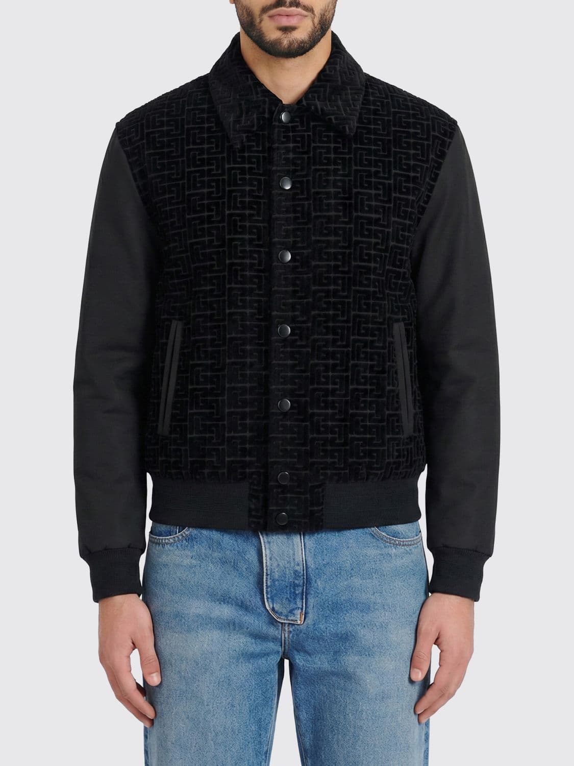 Balmain Jacket Men color Black