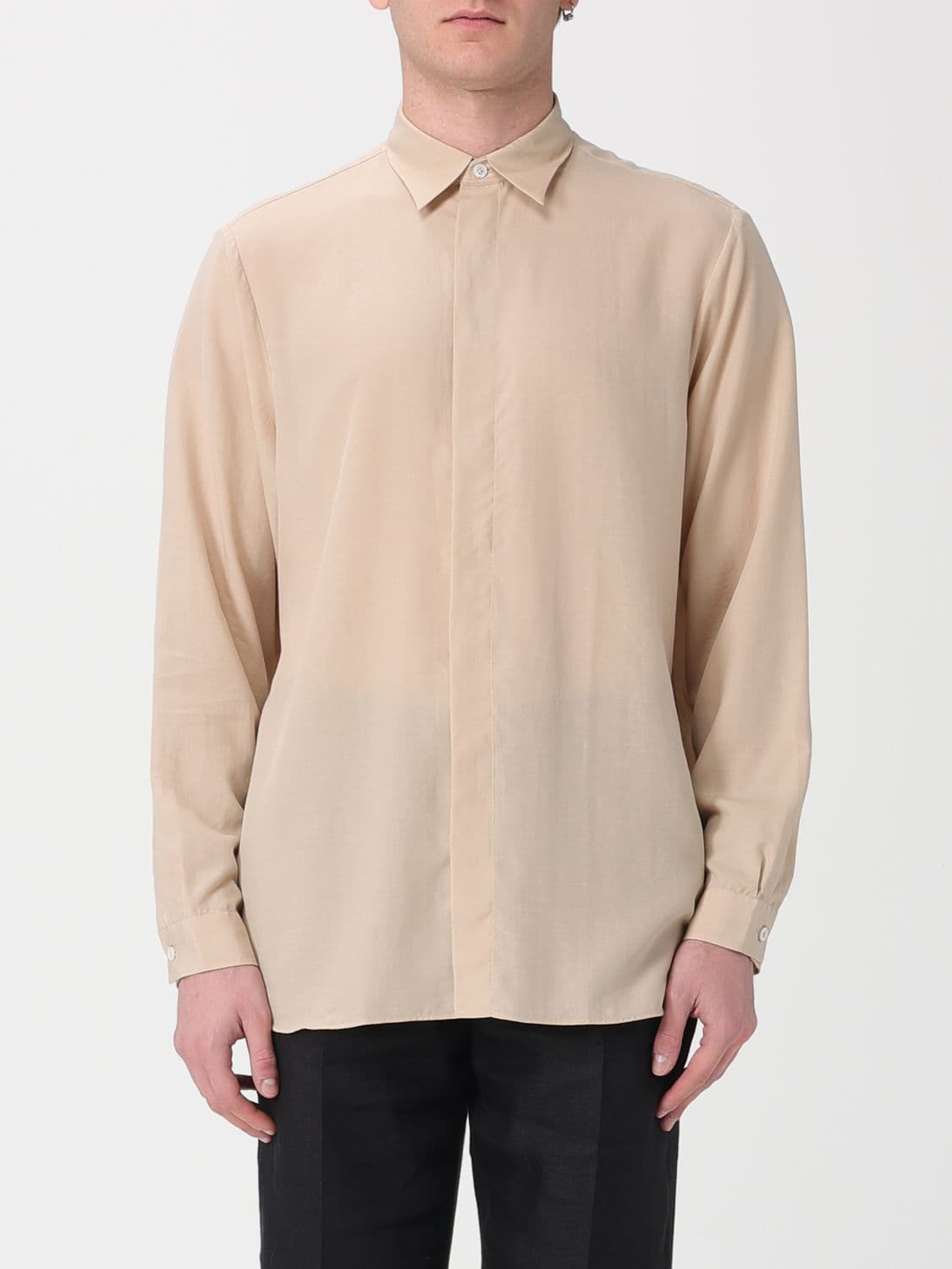 Lardini Shirt Men color Beige