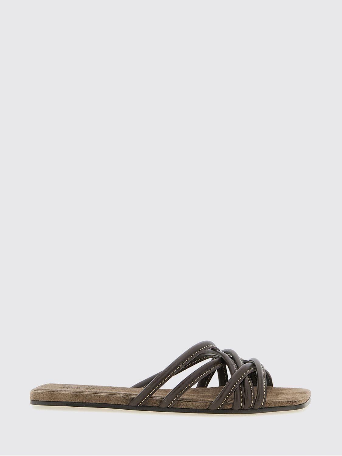 Brunello Cucinelli Heeled Sandal Woman color Brown