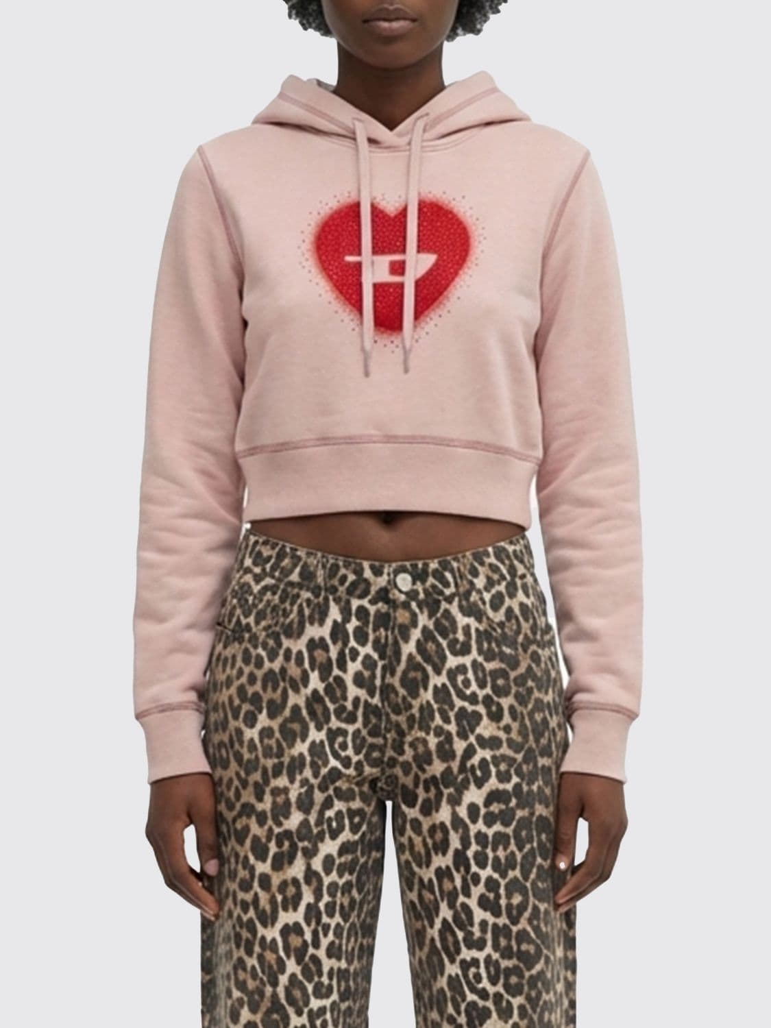 Diesel Sweatshirt Woman color Pink