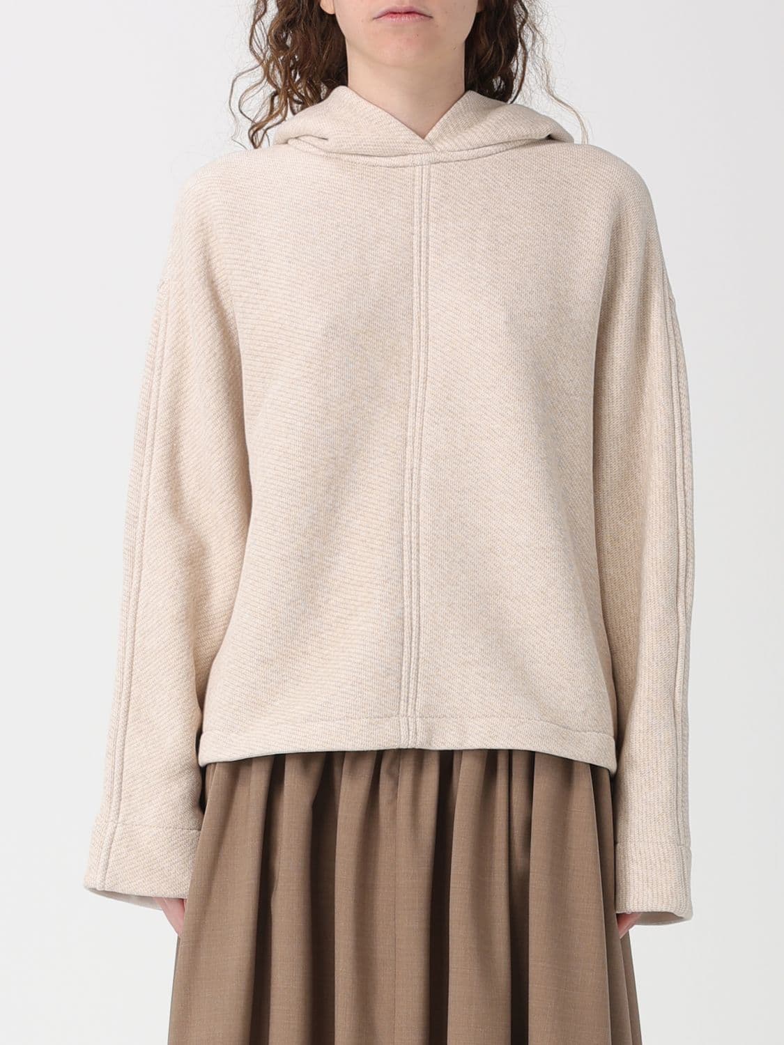 Max Mara Sweatshirt Woman color Beige