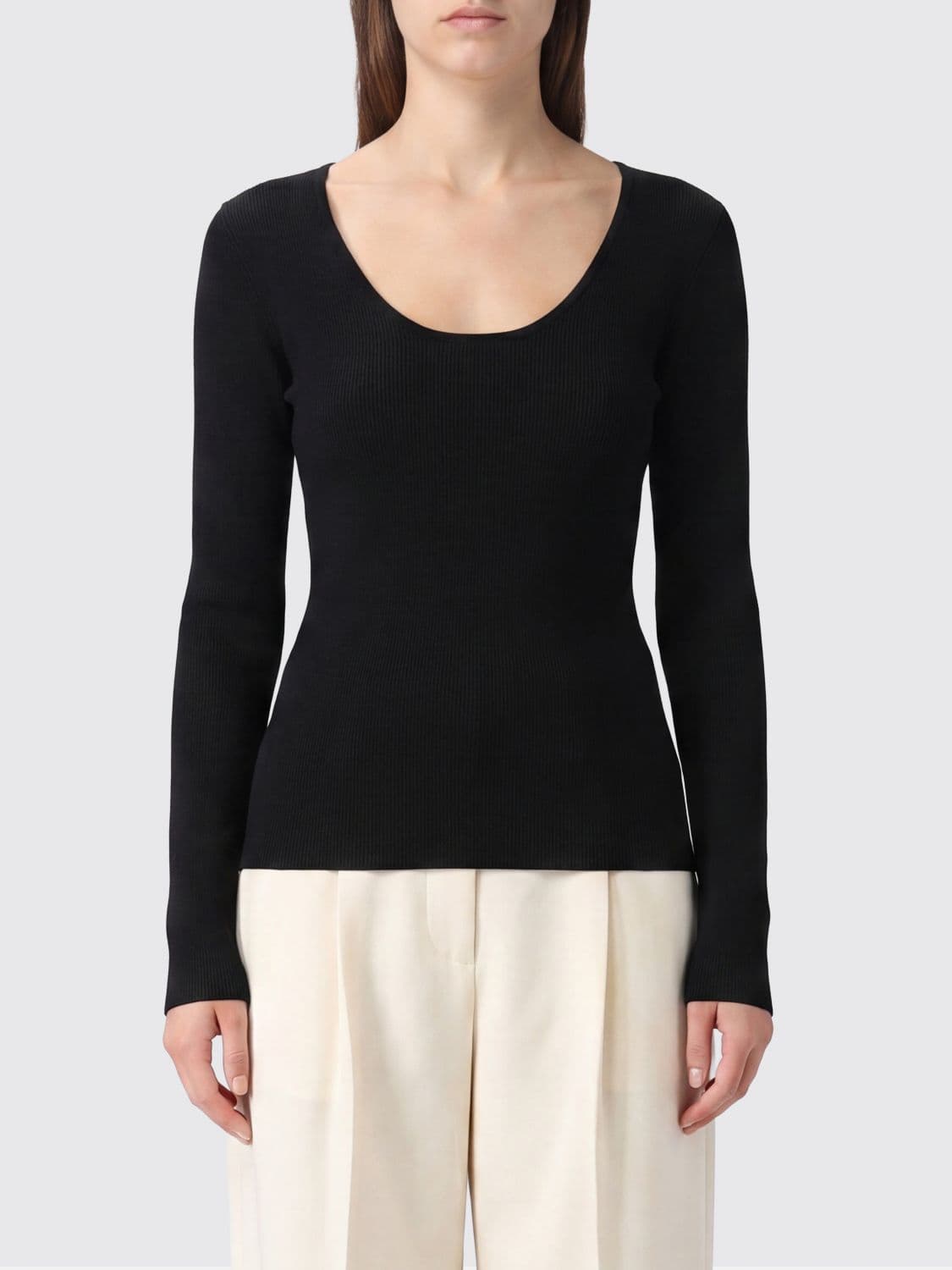 Toteme Sweater Woman color Black