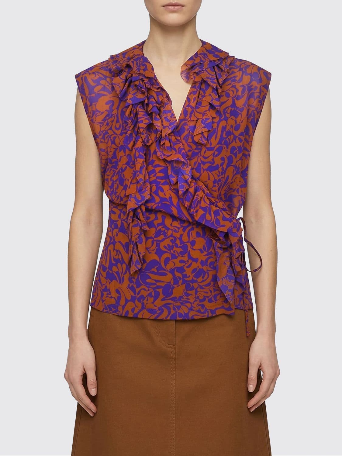 Dries Van Noten Top Woman color Yellow