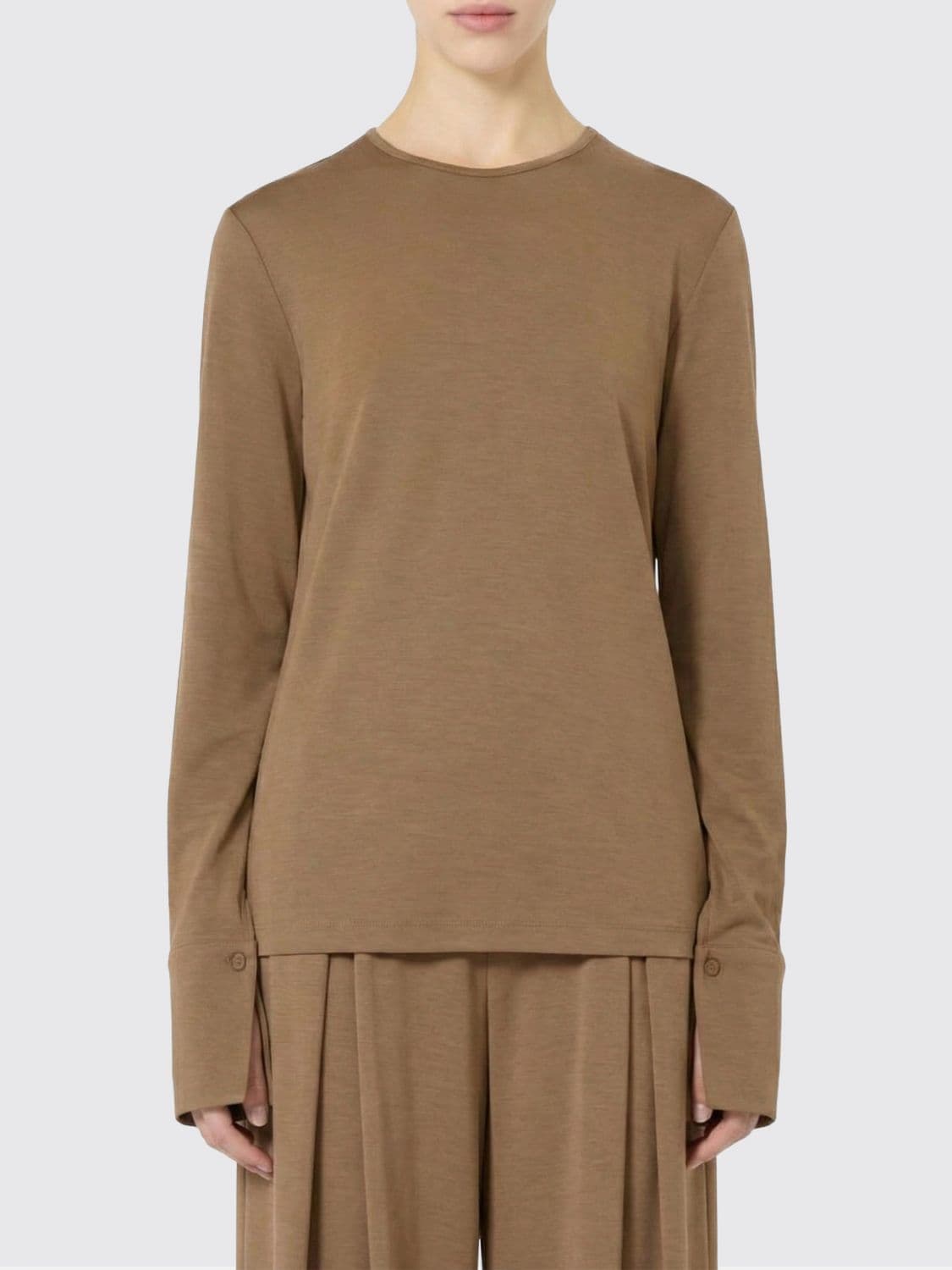Max Mara Sweater Woman color Brown