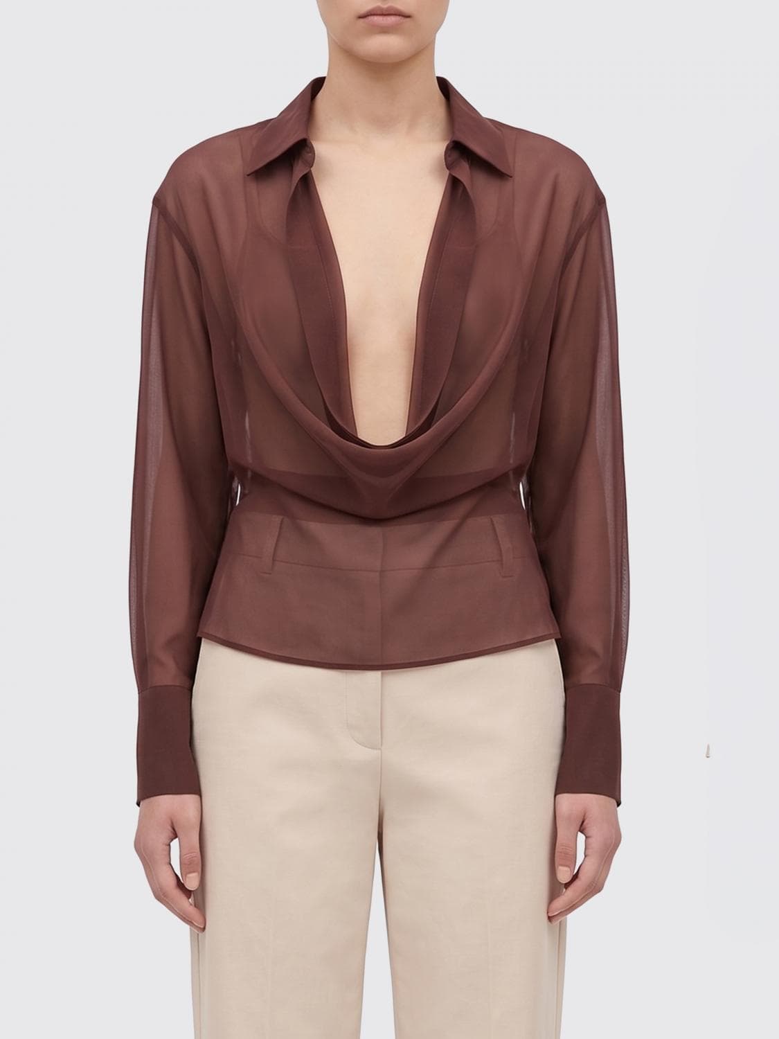 The Andamane Top Woman color Violet · 42