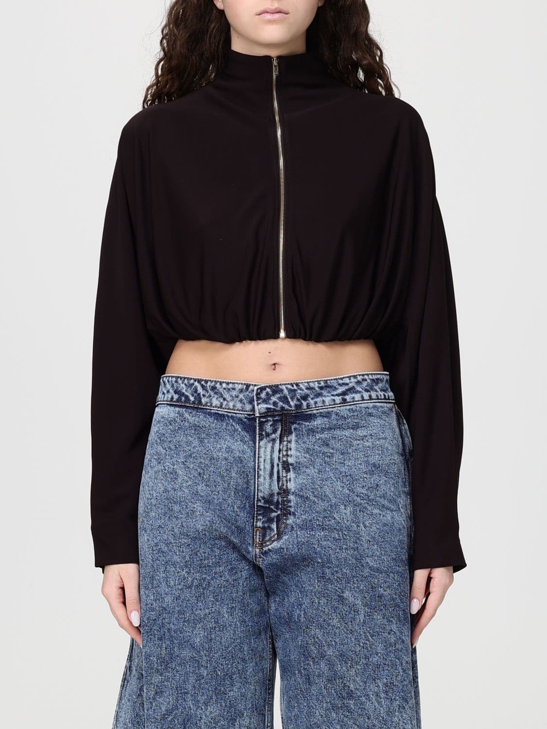 Alaïa Jacket Woman color Brown