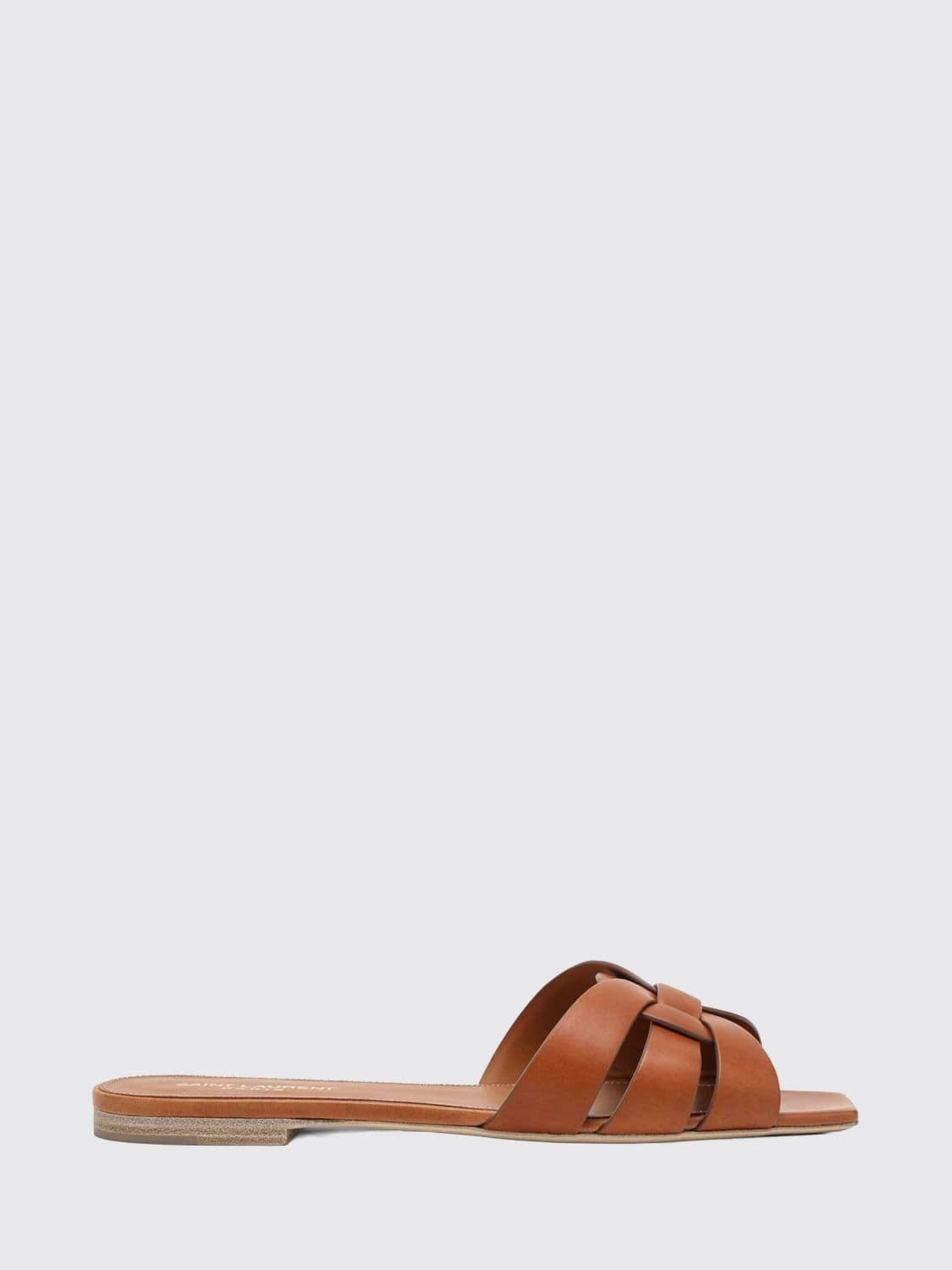Saint Laurent Heeled Sandal Woman color Brown