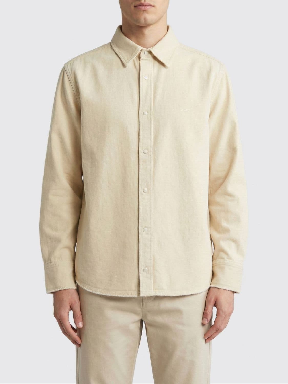 A.p.c. A. P.C. Shirt Men color Beige · M