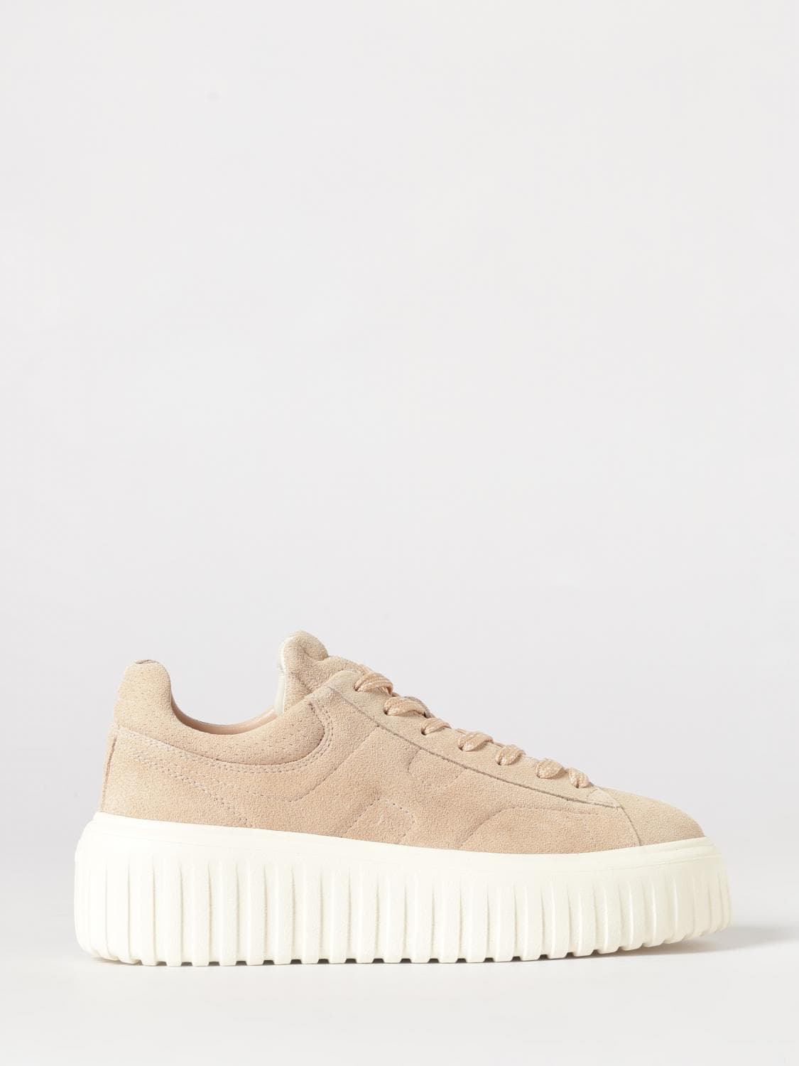 Hogan H-Stripes Suede Sneakers
