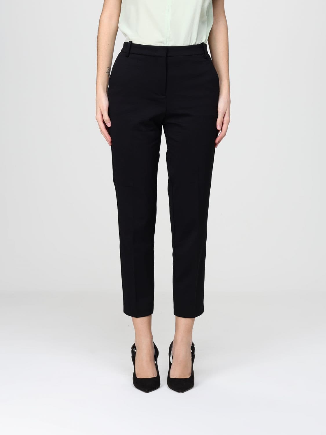 Pinko Bello Stretch Viscose Blend Trousers