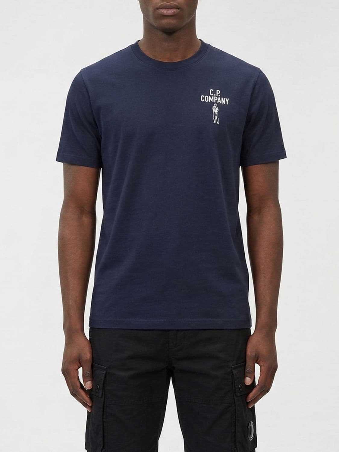 C.p. Company C. P. COMPANY Cotton T-shirt with Maxi Logo