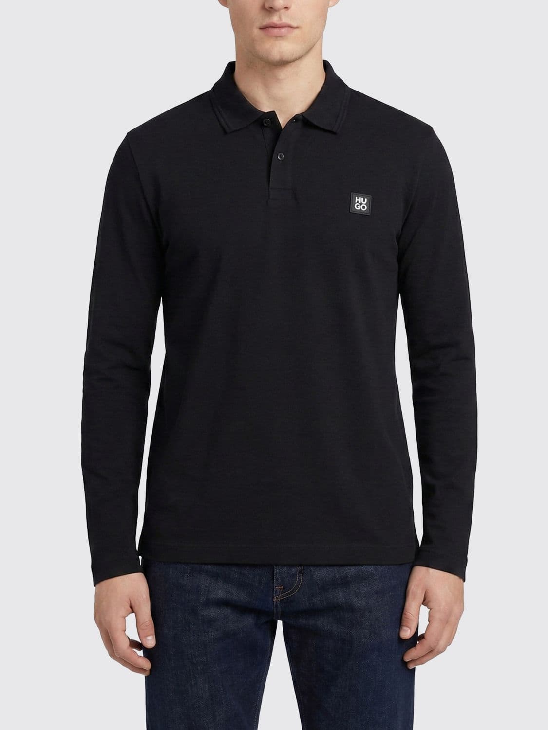 Hugo Stretch Cotton Polo Shirt