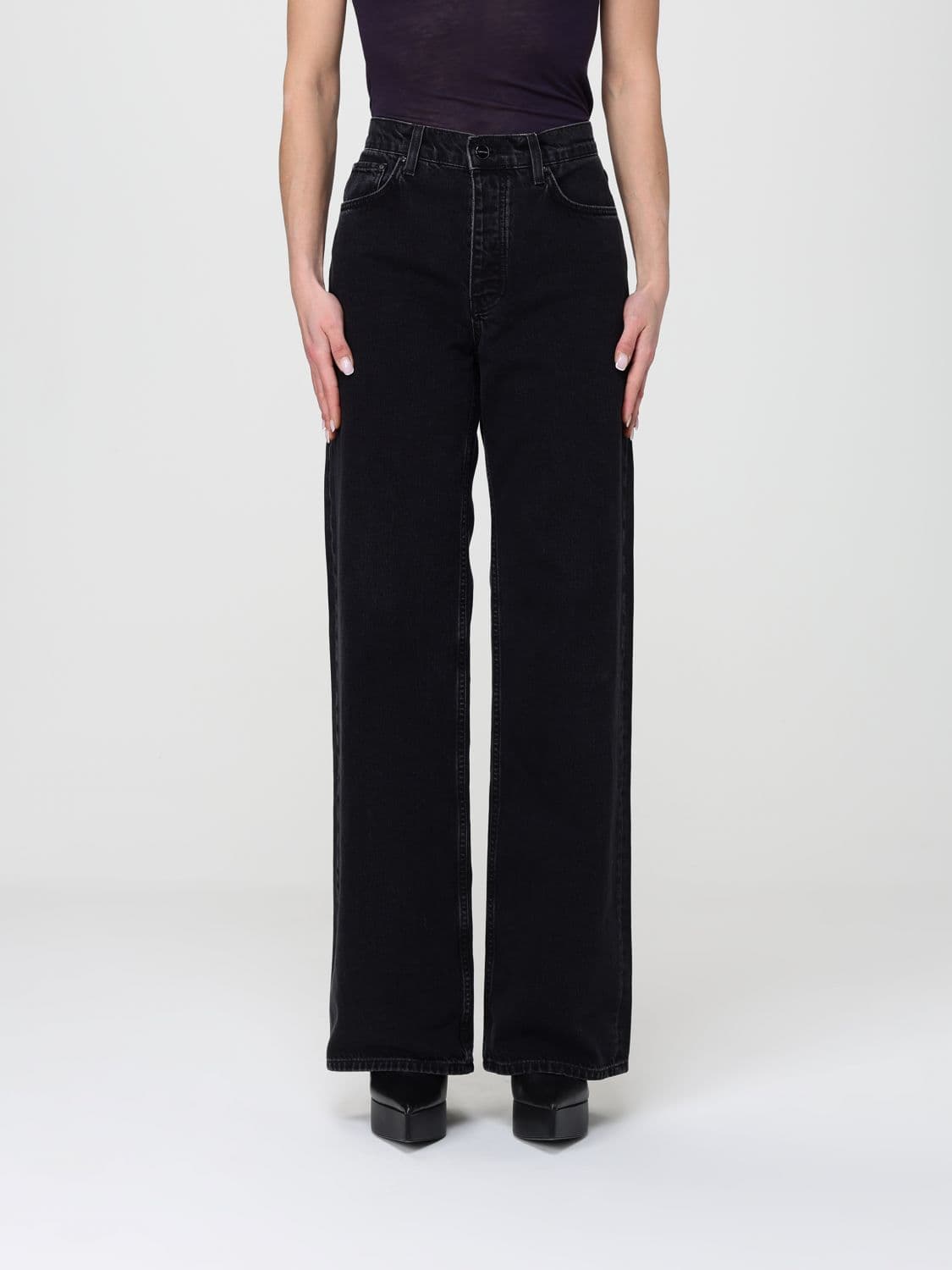 Anine Bing Wide-Leg Denim Jeans