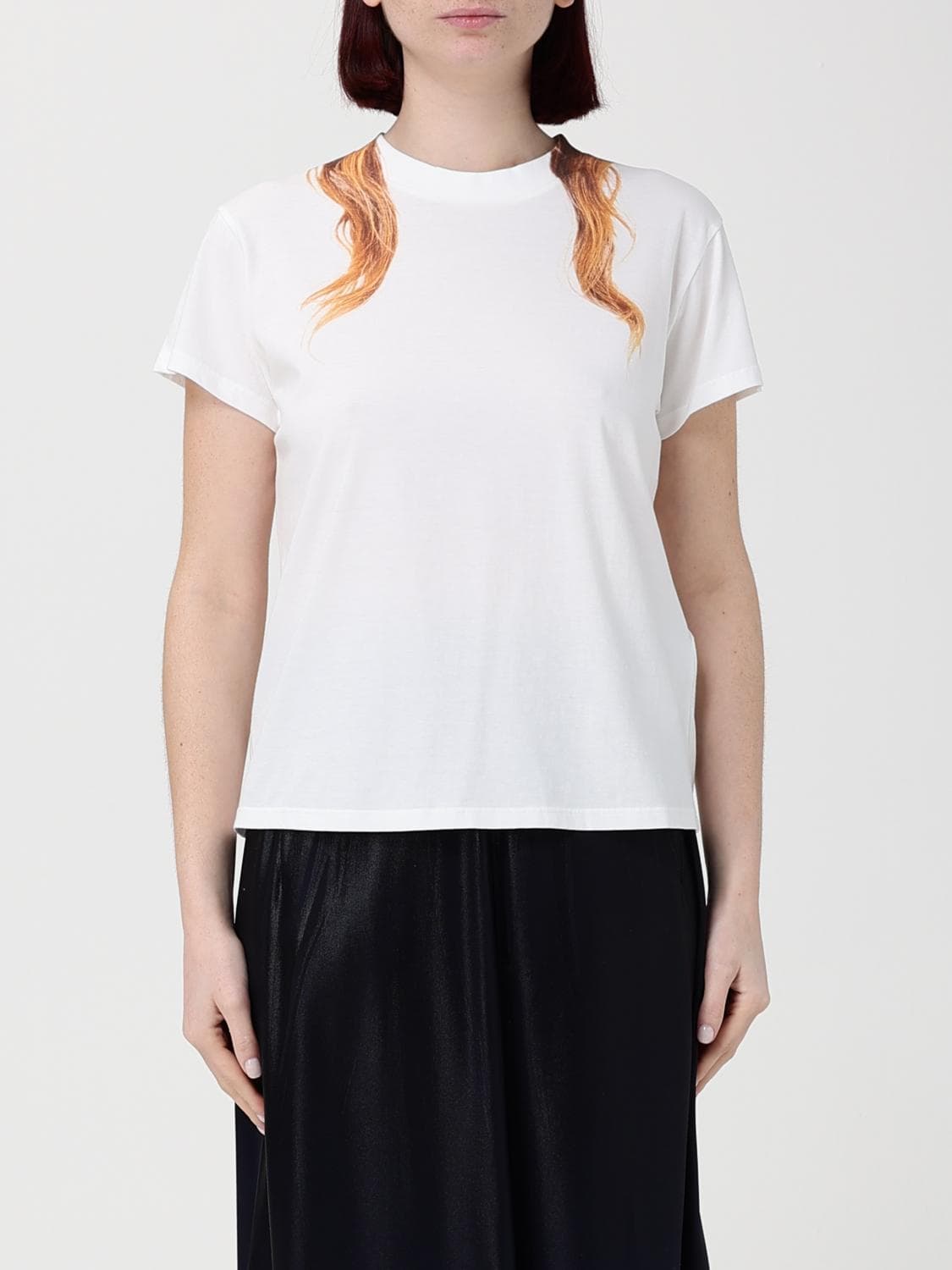 Mm6 Maison Margiela Printed Cotton T-Shirt