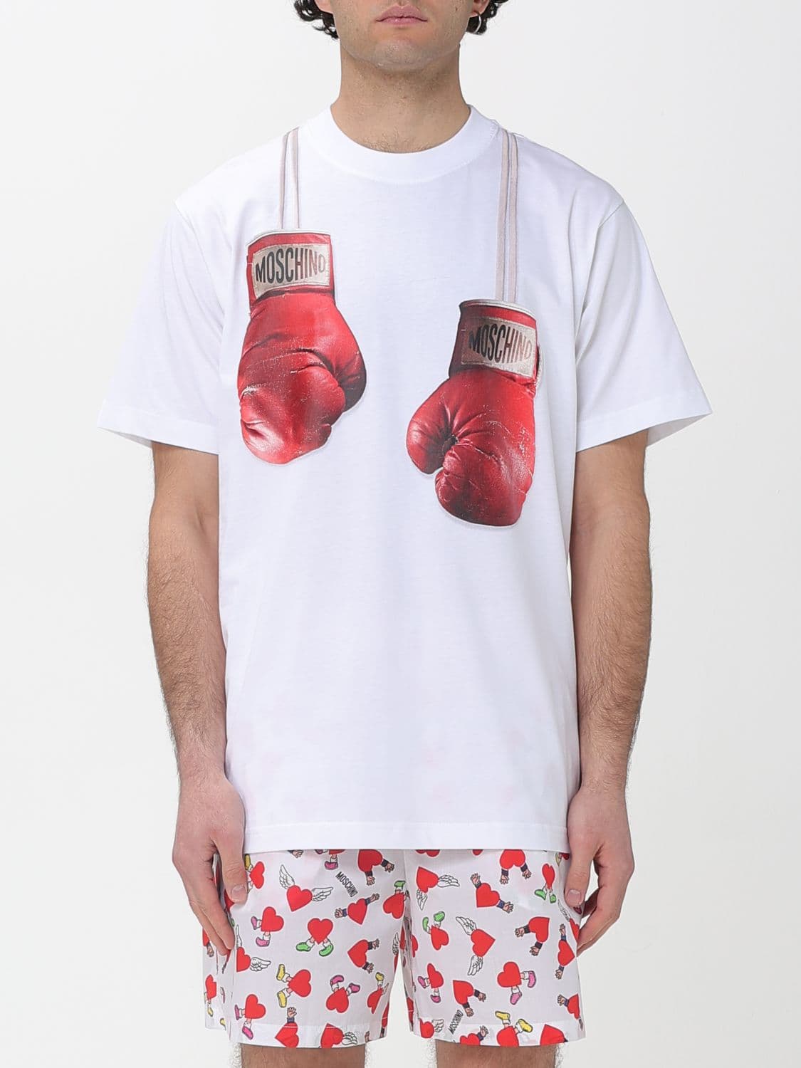 Moschino Couture Printed Organic Cotton T-shirt