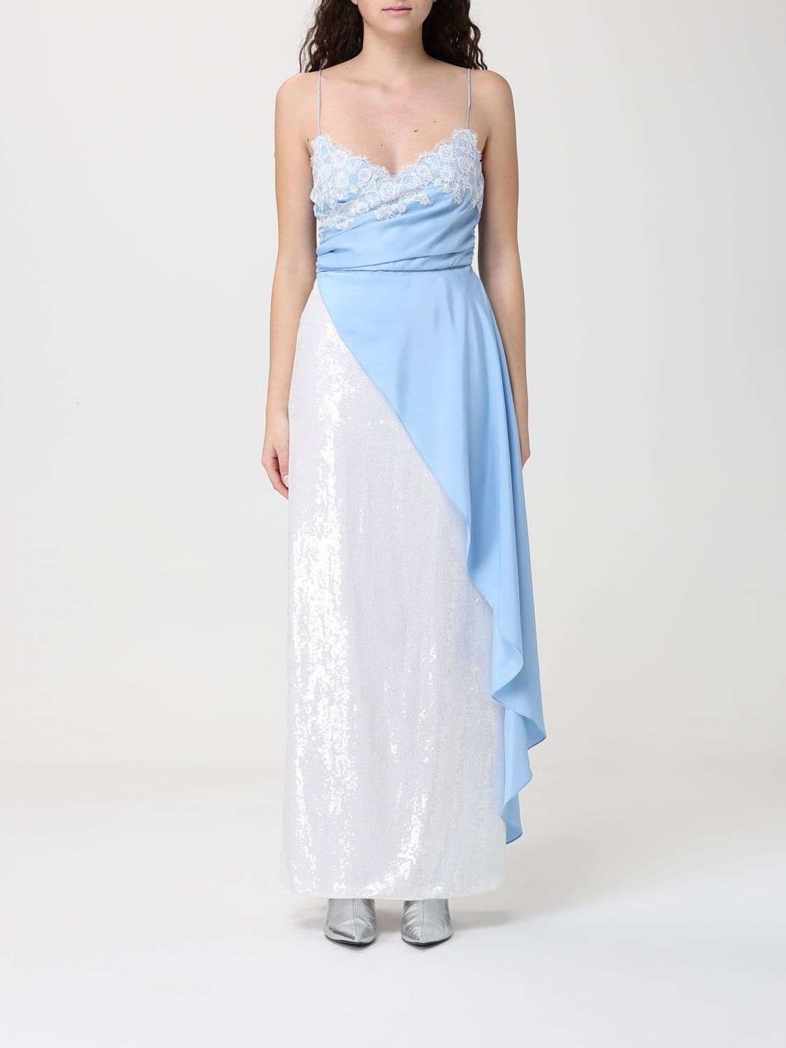 Moschino Couture Silk and Lace Top