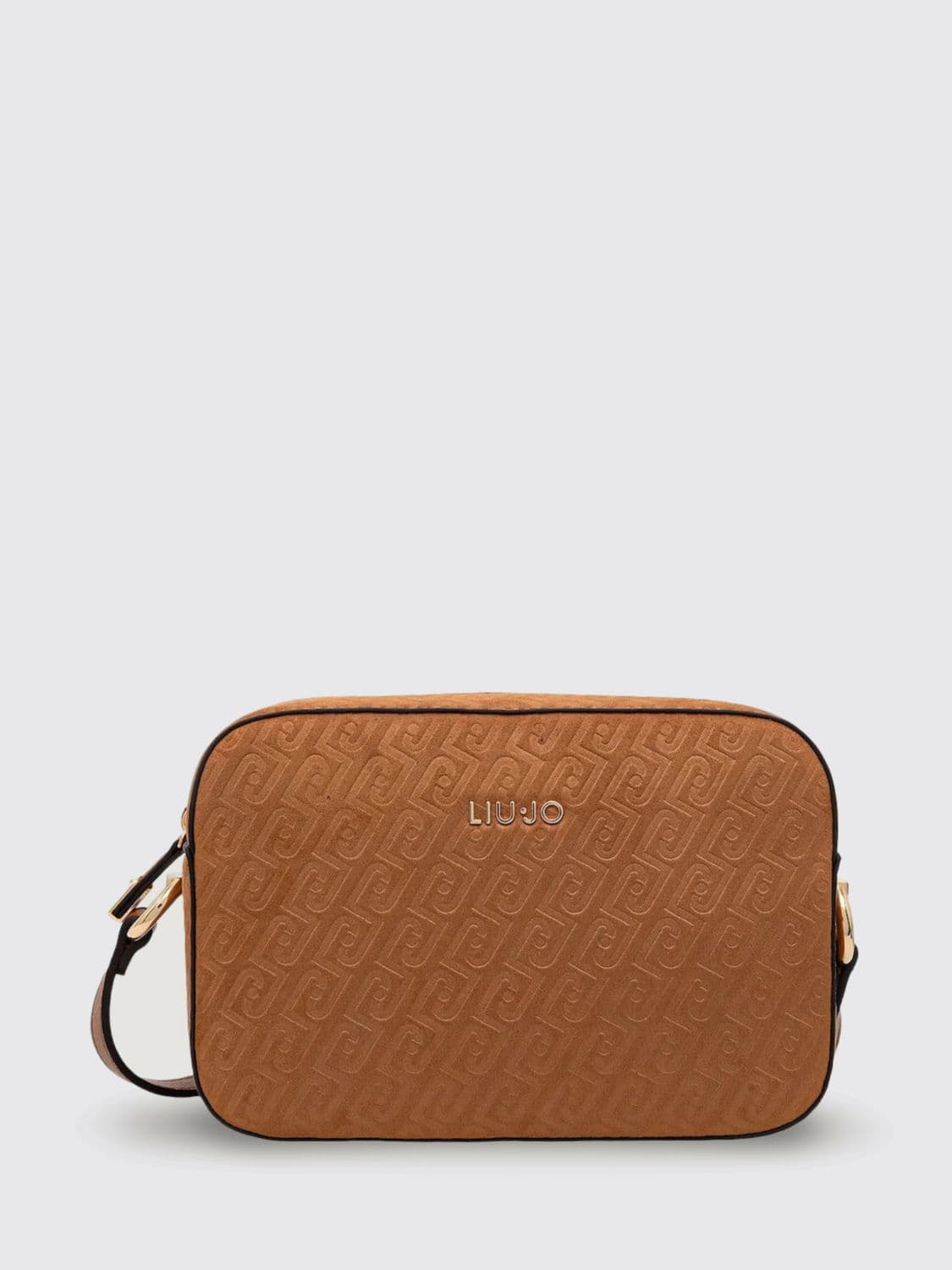 Liu Jo Manh M Camera Case Bag in Embossed Monogram Faux Suede · OS