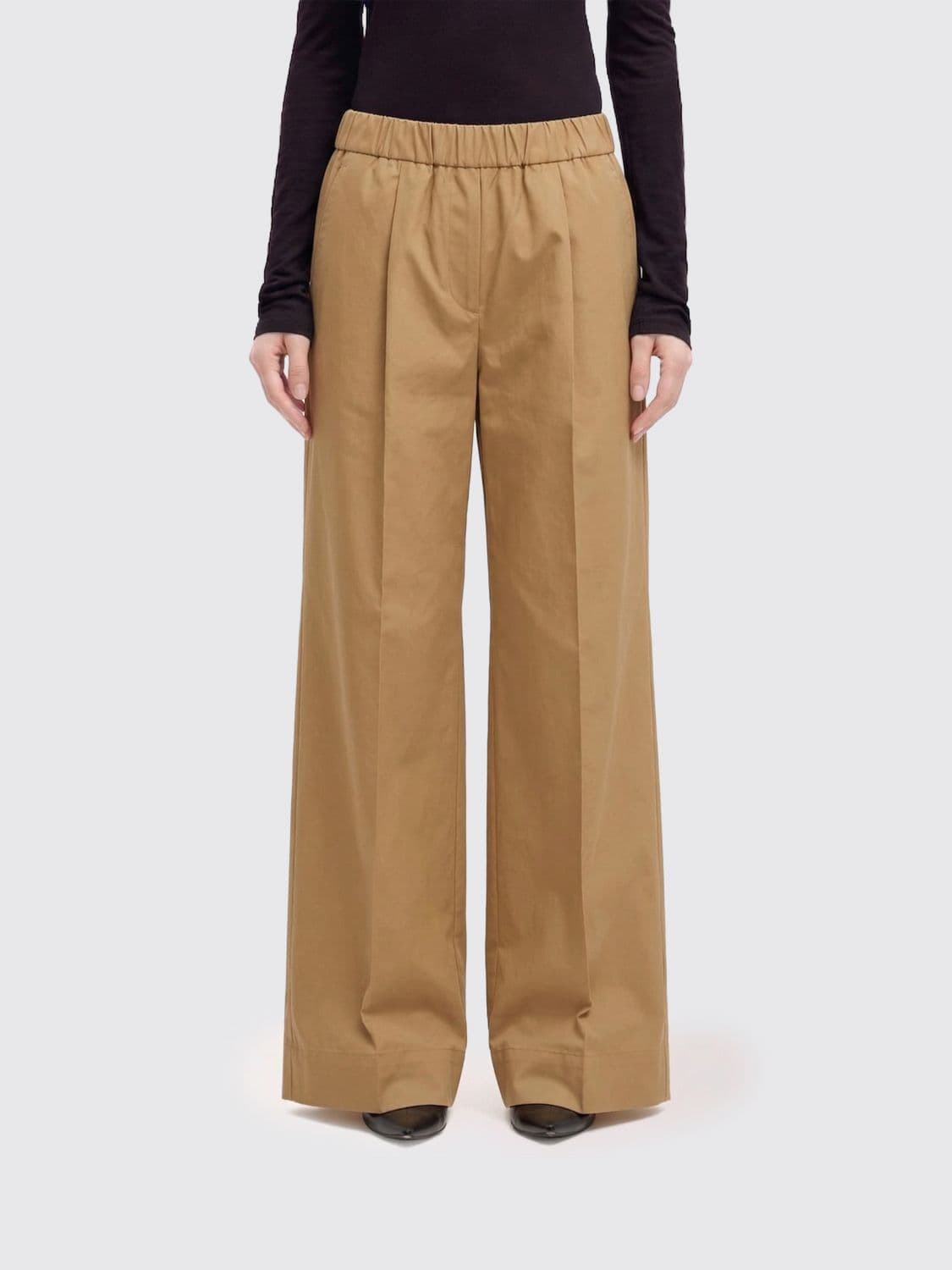 Jil Sander Cotton Palazzo Trousers · 34